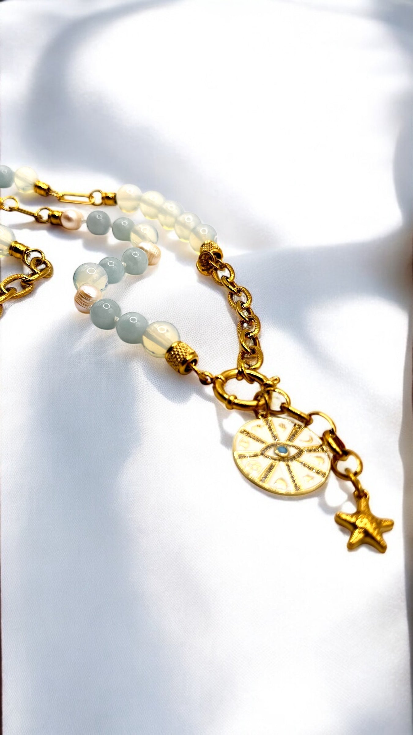 Kette Pearl Opal Summer AMA