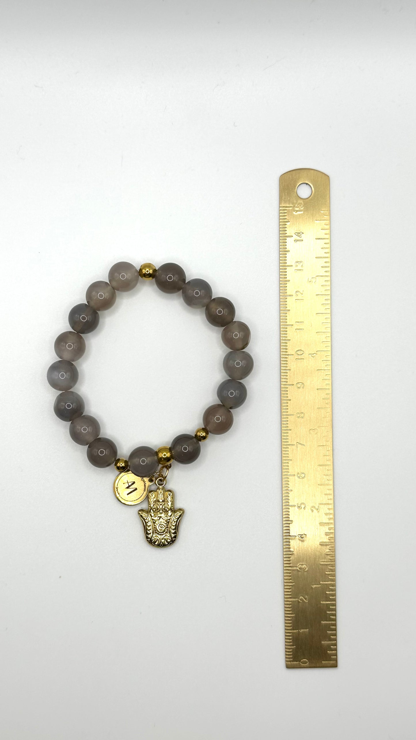 Armband Grey Hamsa-Hand AMA