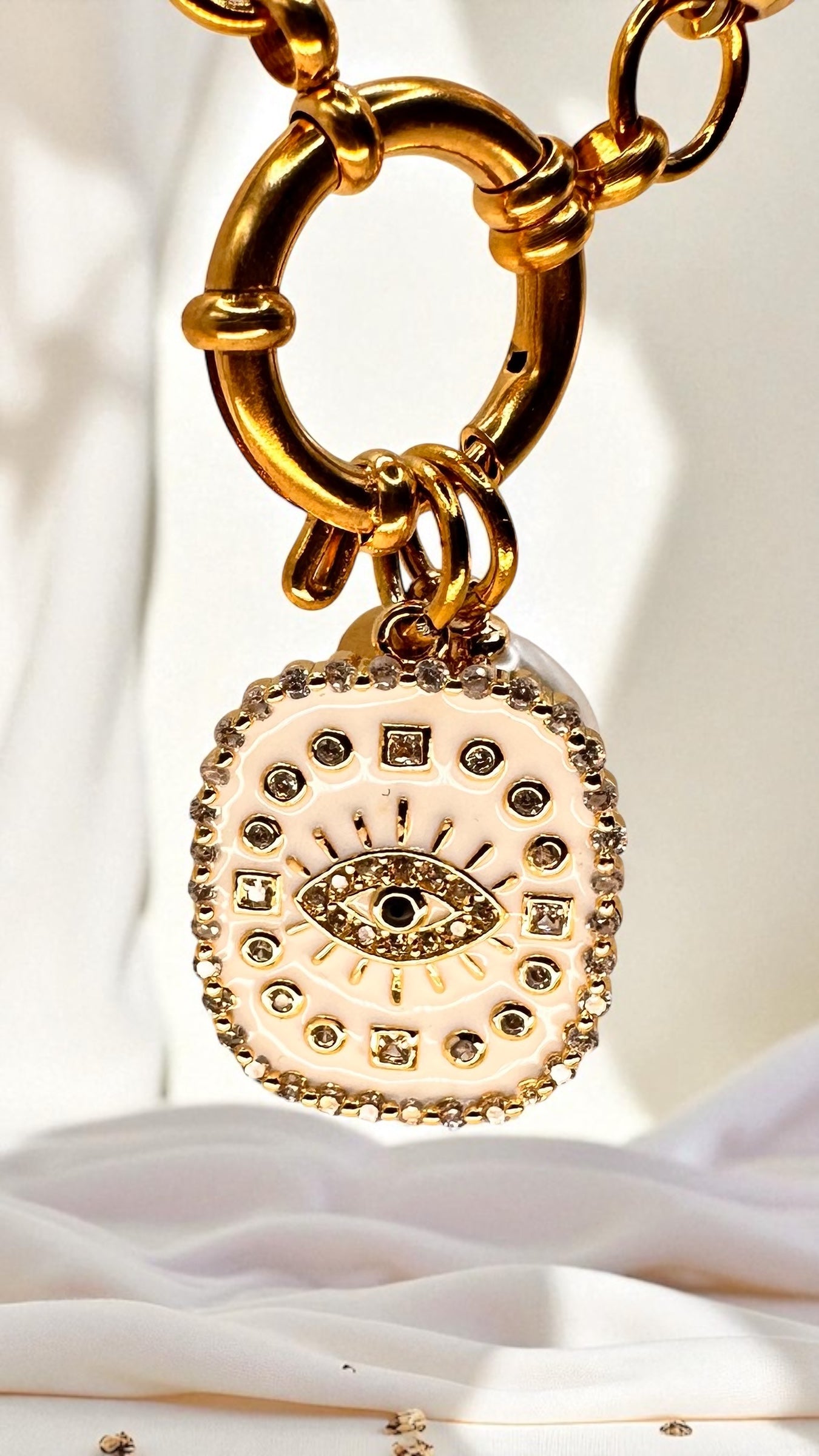 Kette Pearl-Citrin Eye AMA