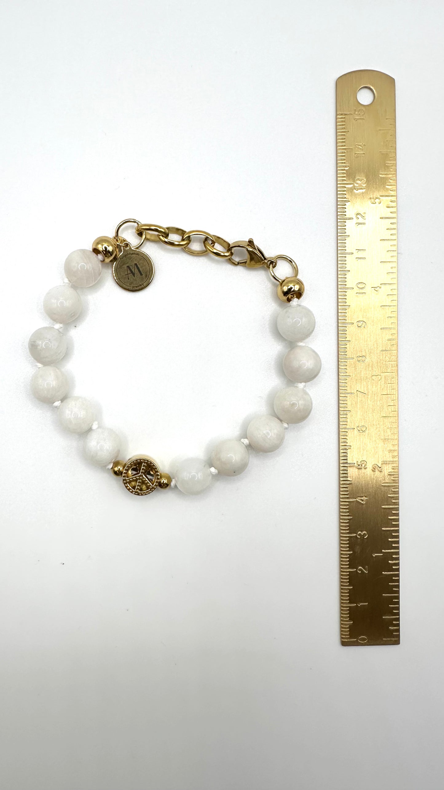 Armband White Peace AMA
