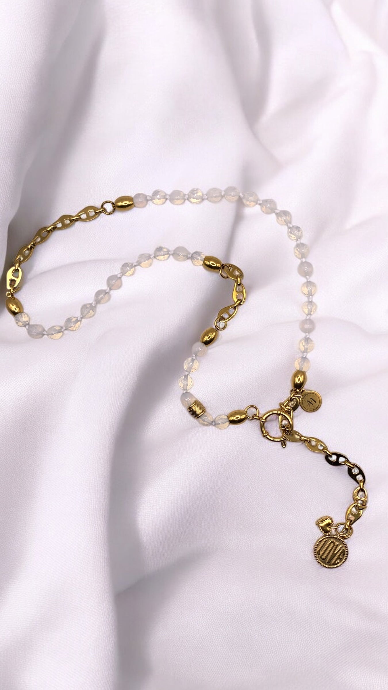 Kette Faceted Opal Love AMM