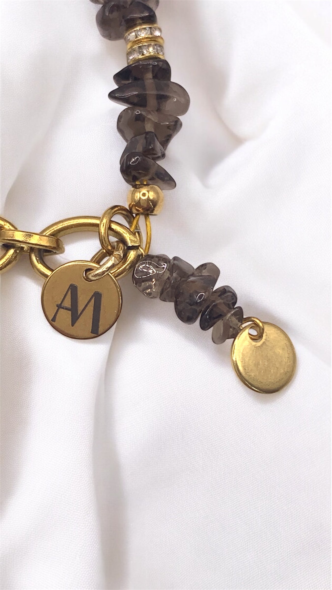 Armband Glittering Smoky Quartz AMM