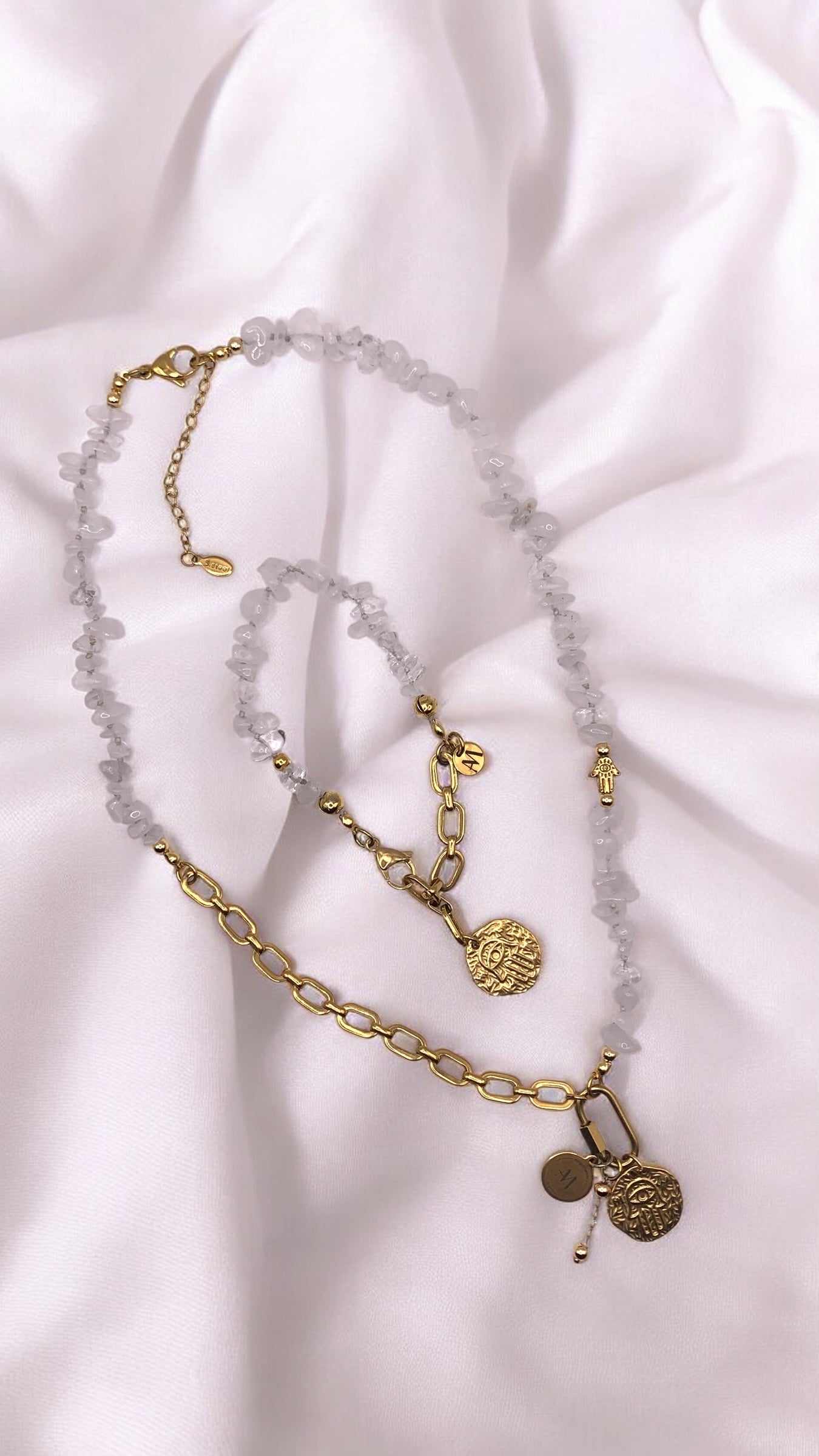 Kette Rock Crystal Hand AMM