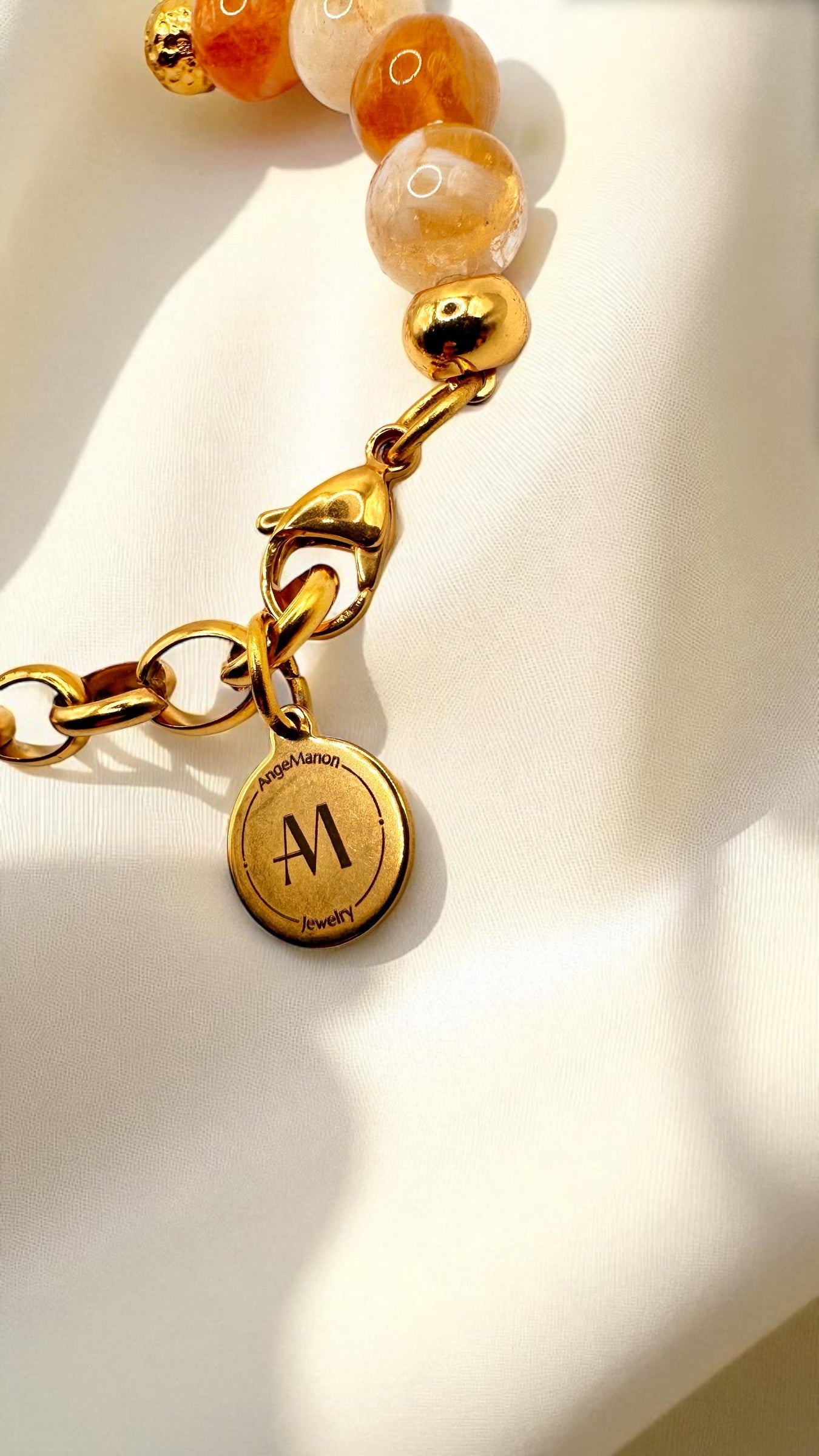 Armband Pearl-Citrin Eye AMA