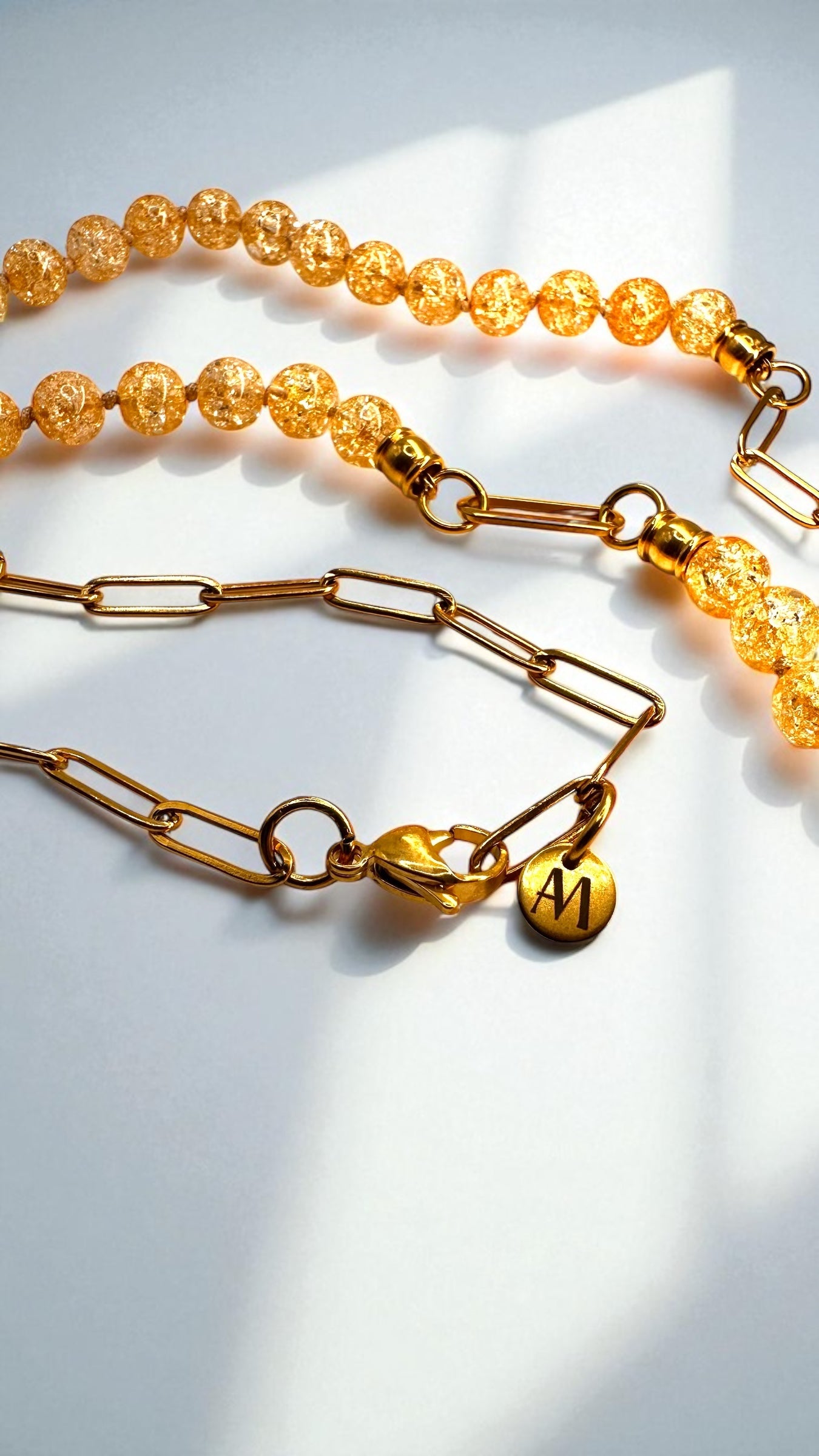 Kette Champagner Quarz AMA