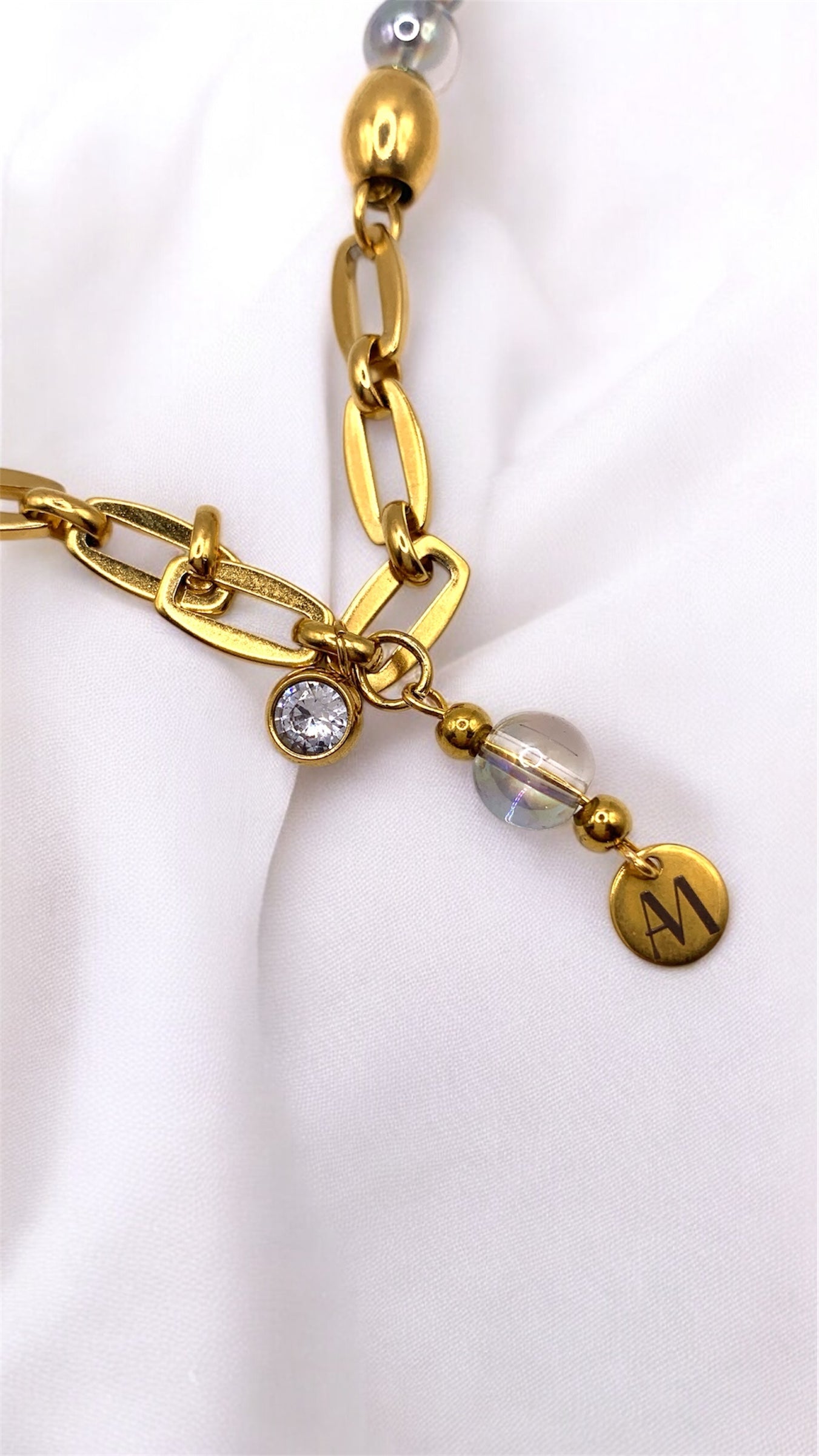 Kette Shimmering Blue Pearl AMM