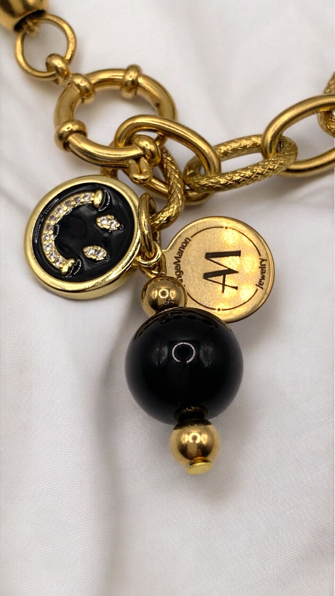 Armband Black Big Smile AMM