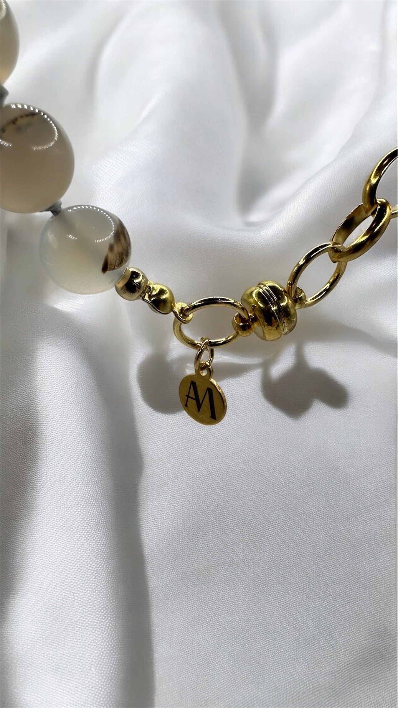Kette Chalcedone Cross AMA