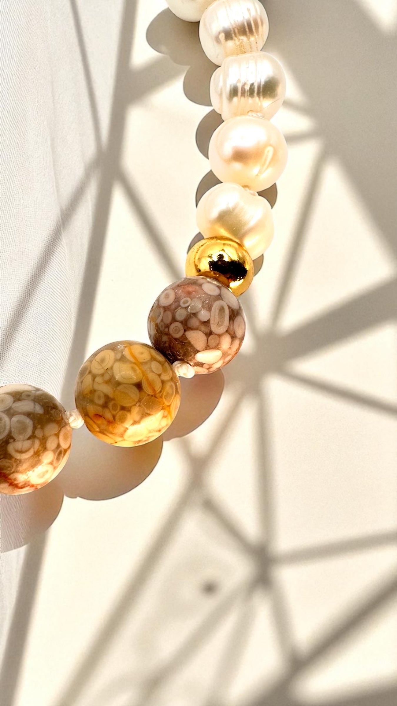 Armband Labra-Pearl Coin AMA