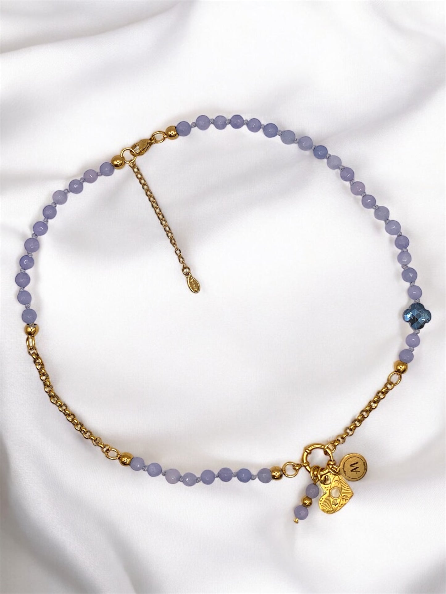 Kette Aquamarin Heart AMM