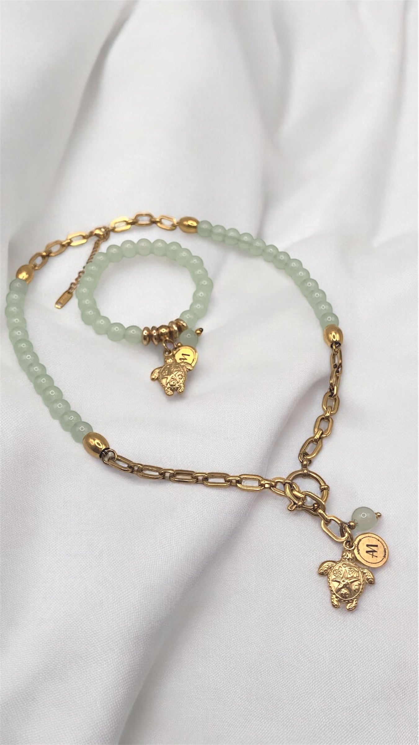 Armband Light Green Turtle AMM