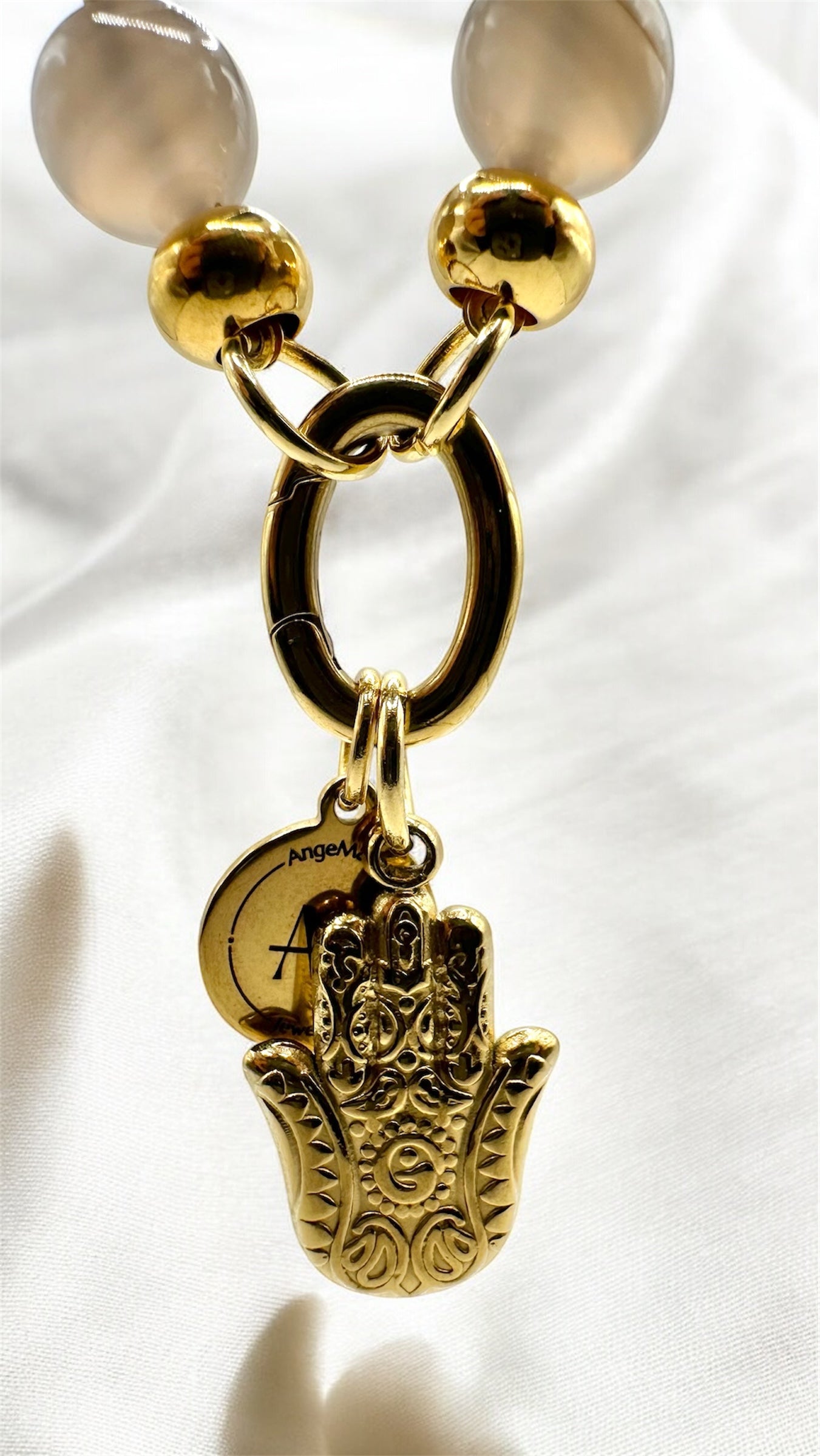 Kette Grey Hamsa-Hand AMA