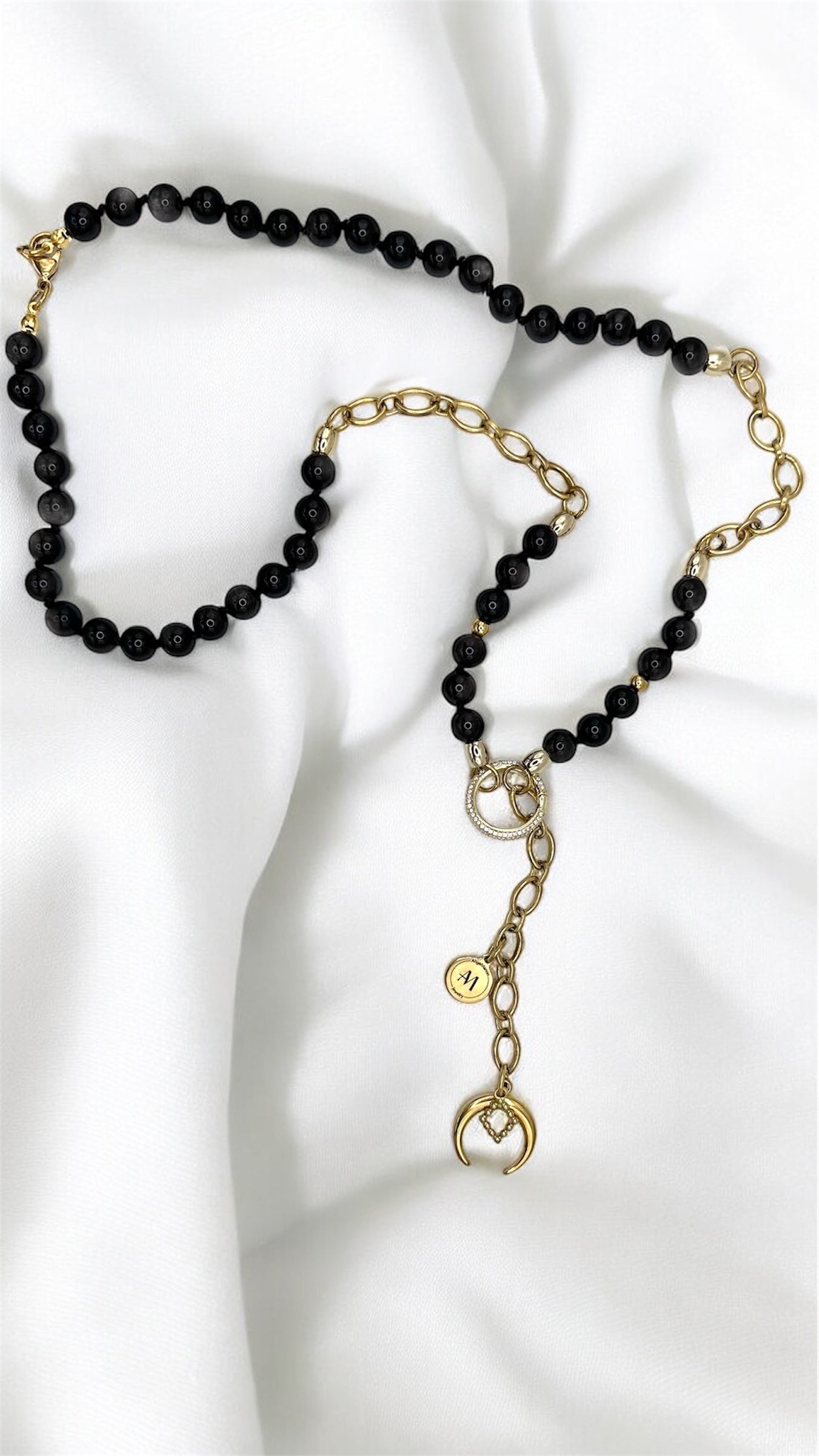 Kette Obsidian Crescent AMA