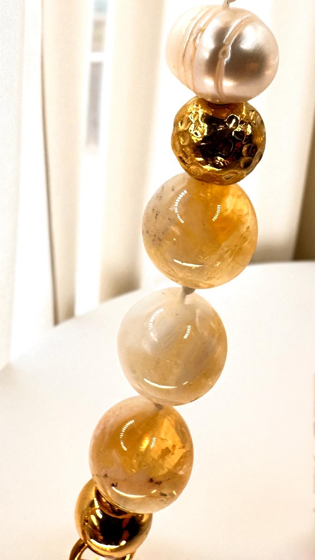 Kette Pearl-Citrin Eye AMA