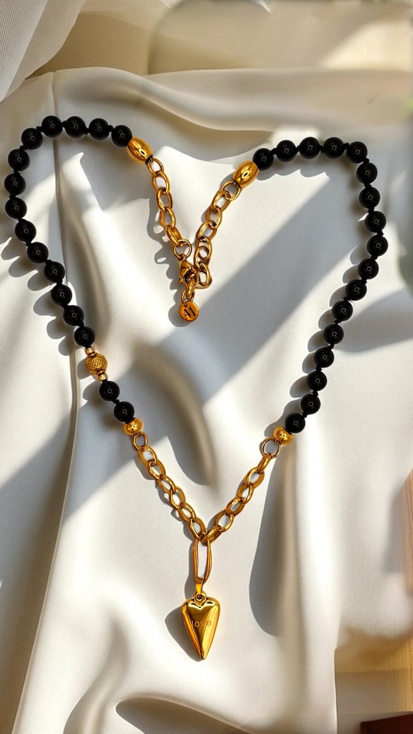 Kette Black Turmalin AMA