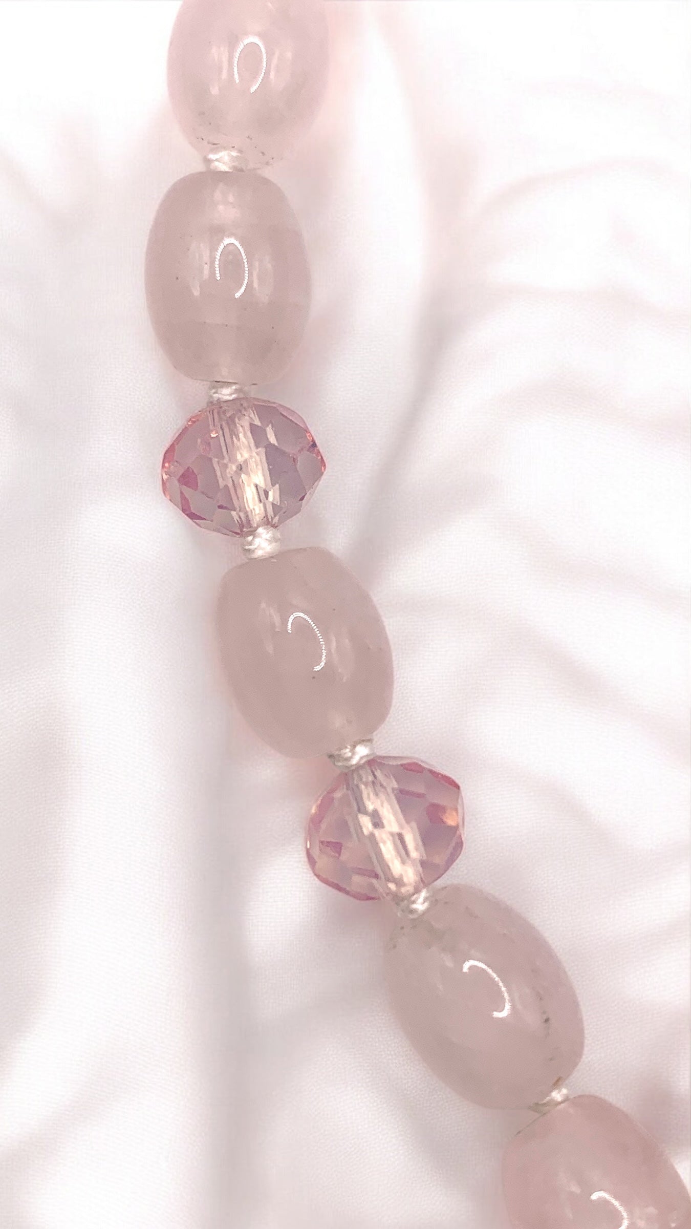 Kette Rose Quartz with Opal AMM