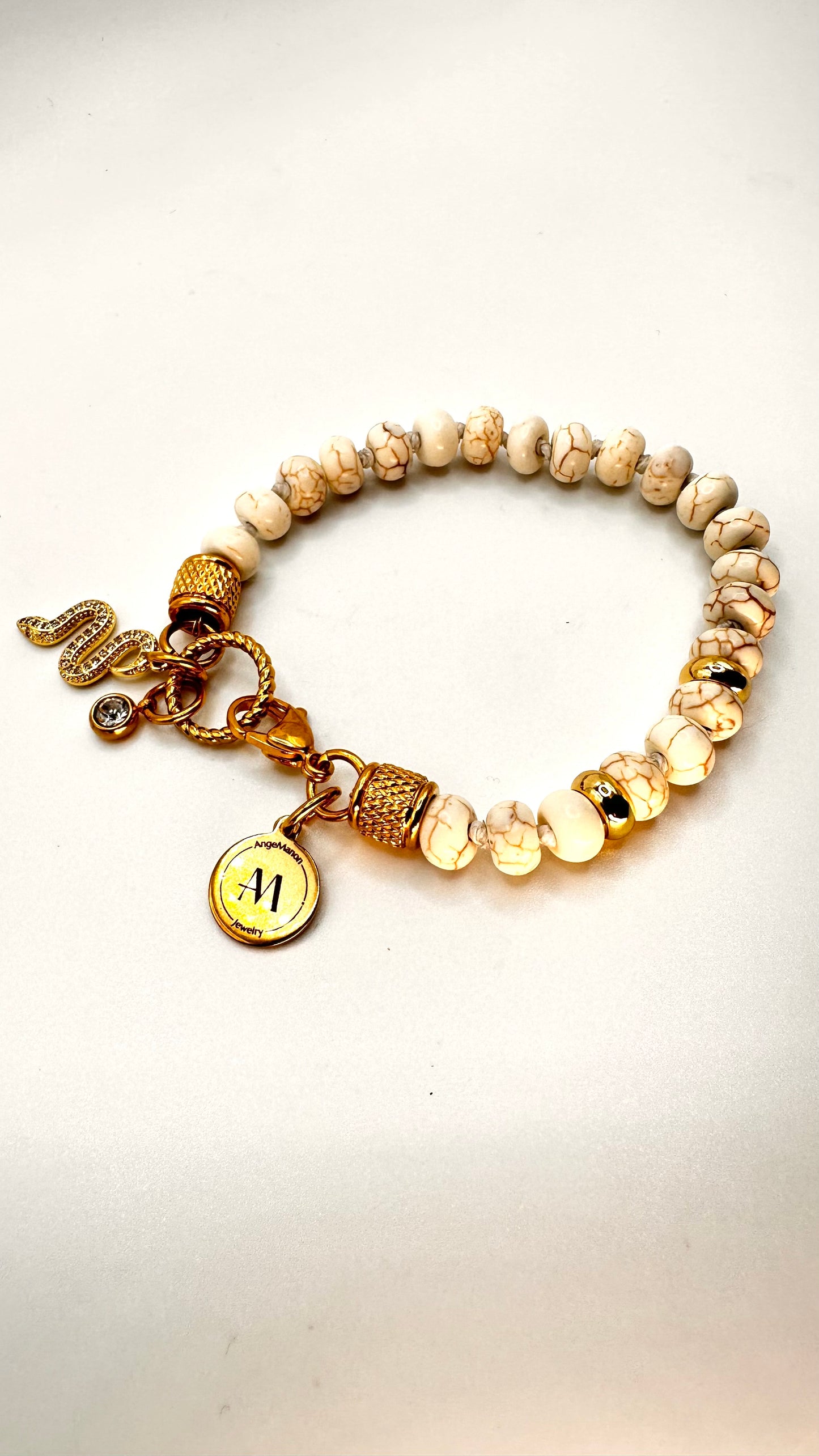 Armband Howlith Snake AMA