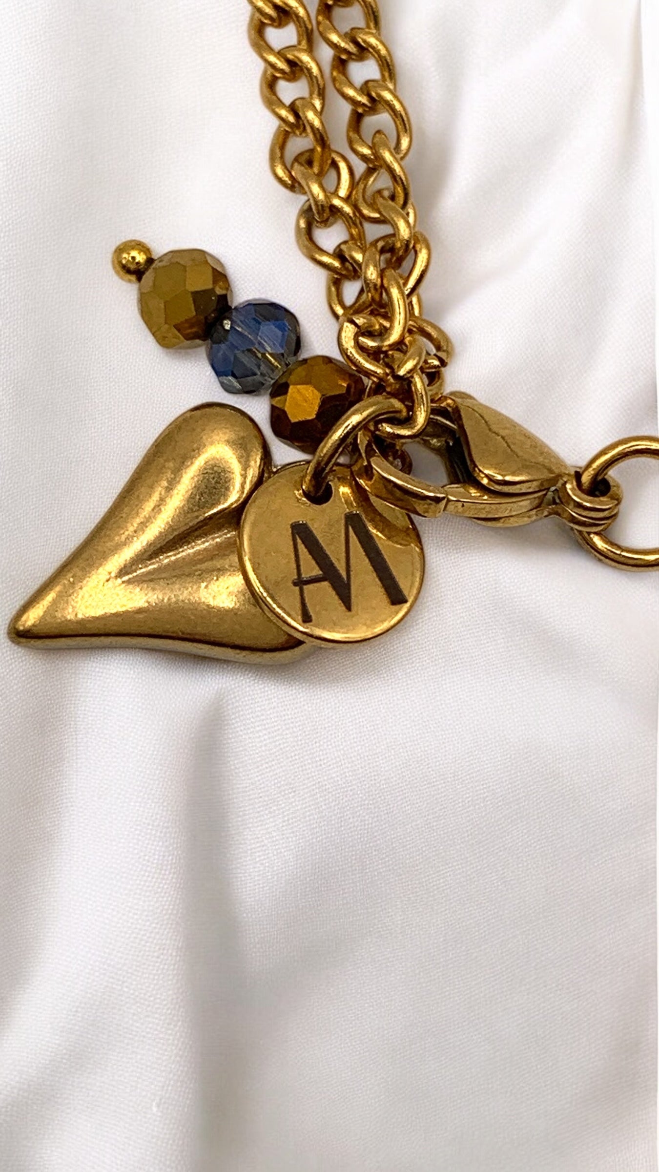 Armband Litte Blue Heart AMM