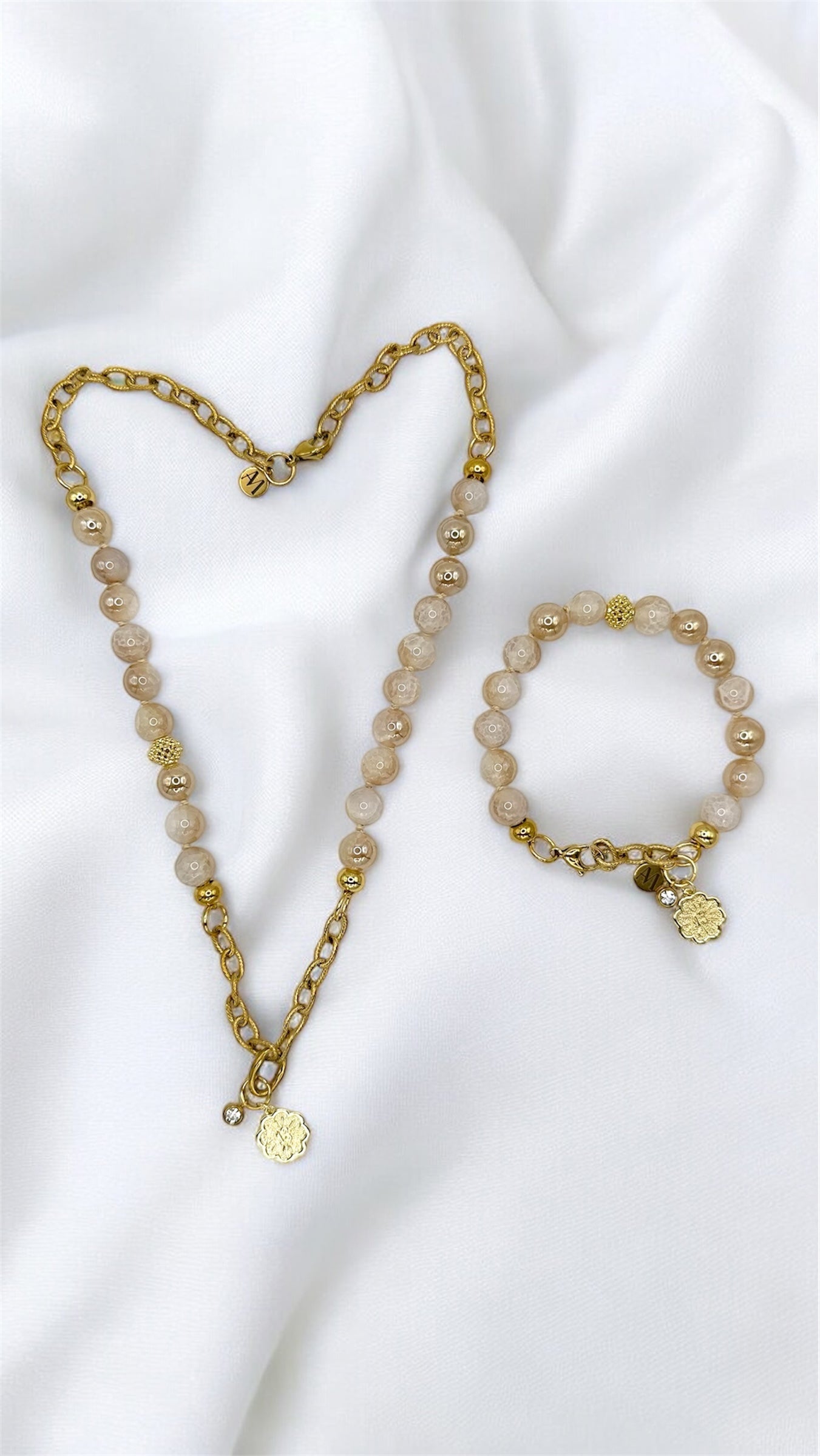 Armband Beige Thirteen AMA