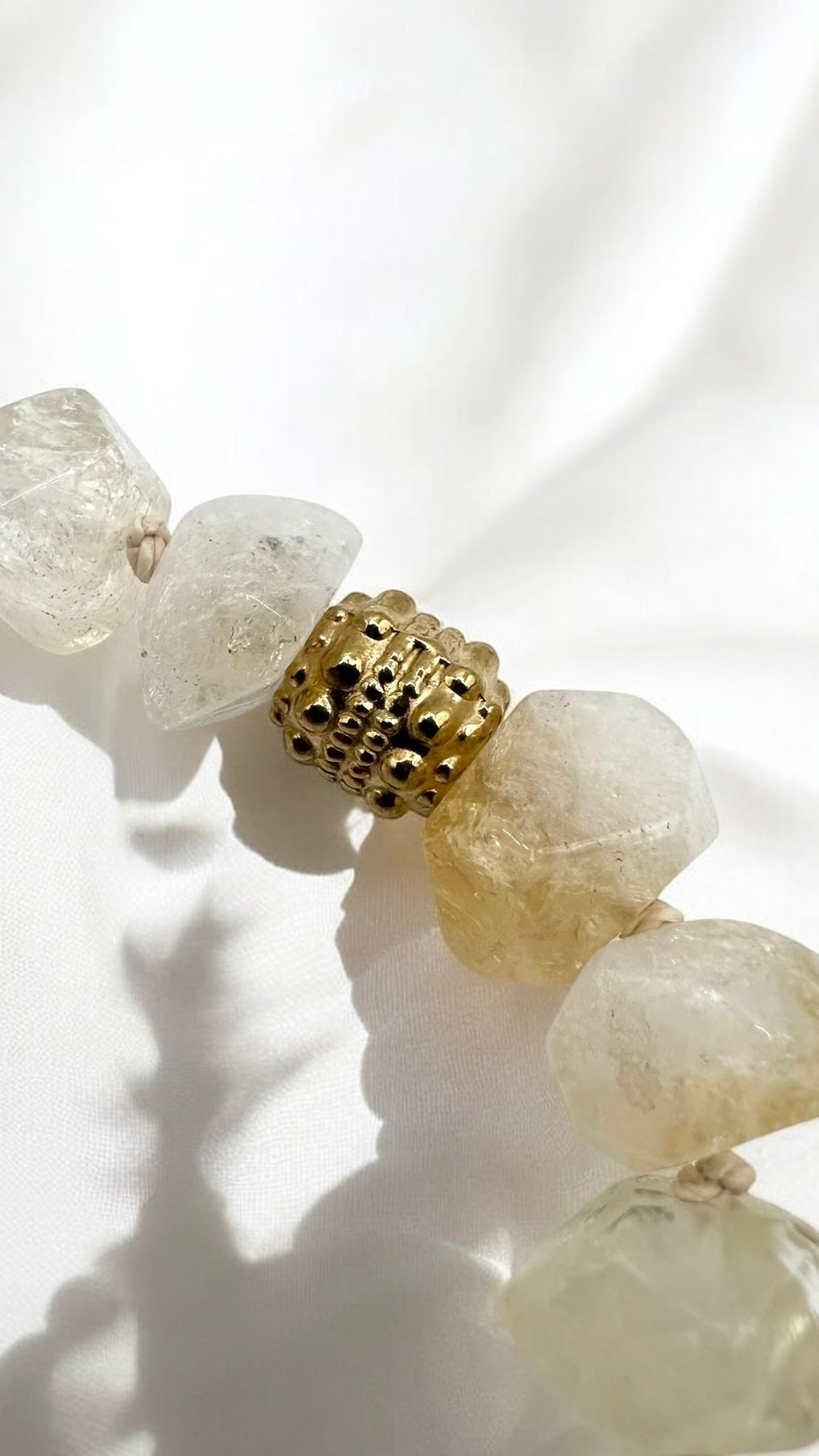 Armband Citrin and Gold AMA