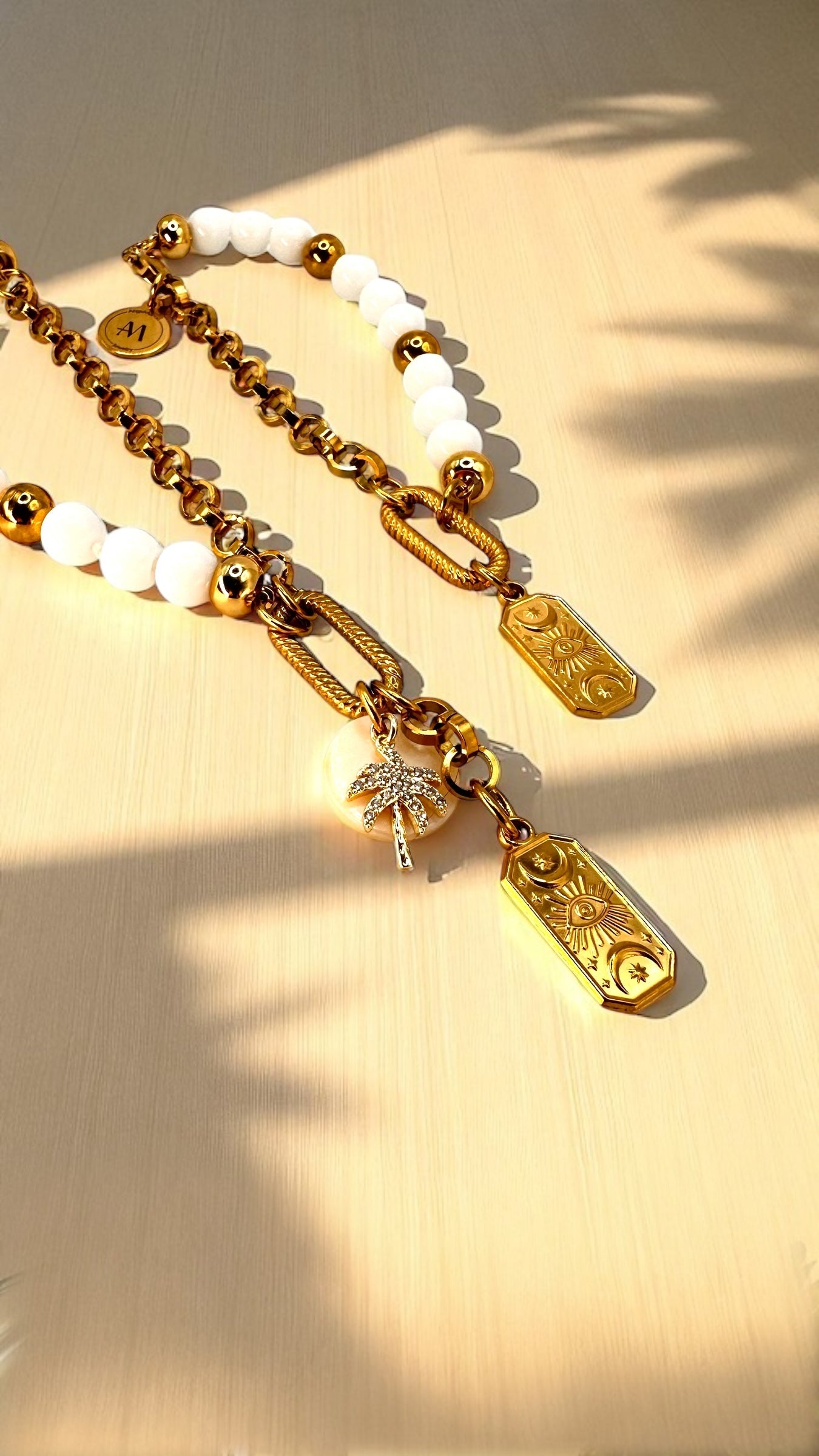 Kette Chalcedon Palm AMA