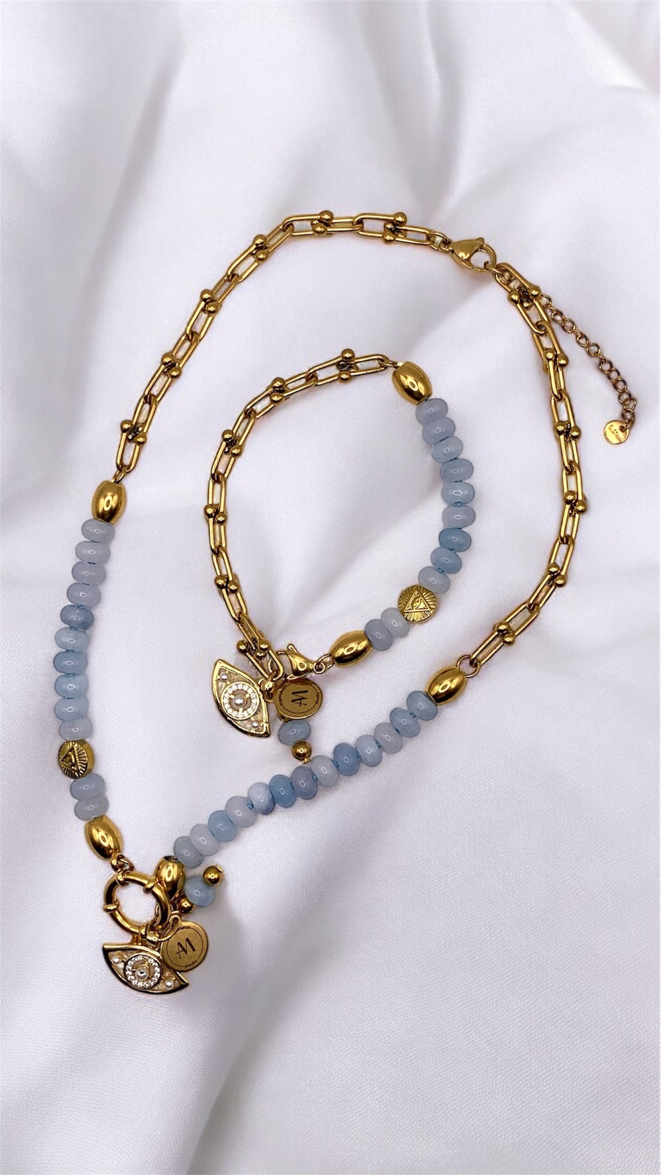 Armband Aquamarin Eye AMM