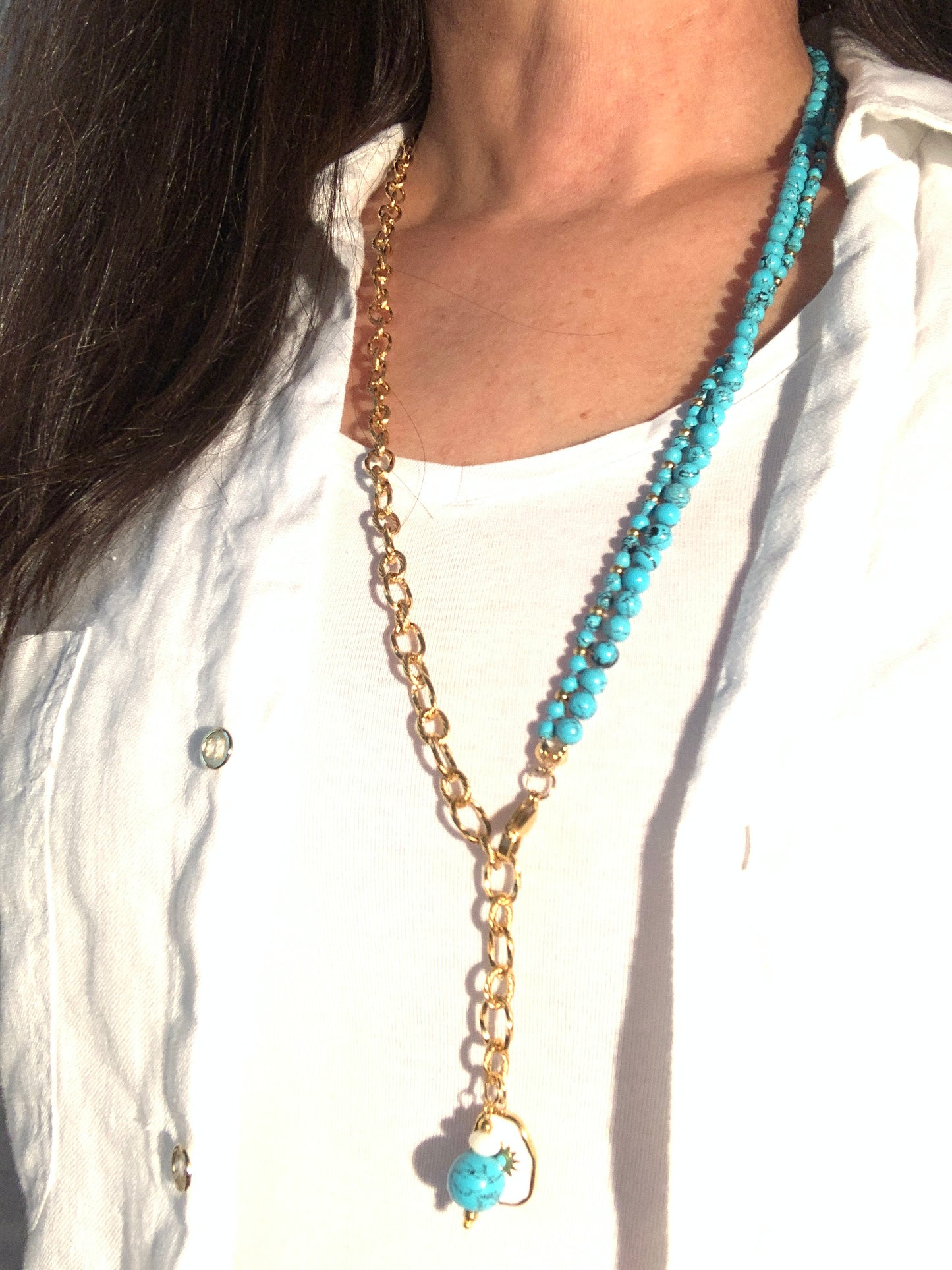 Kette Turquoise and White AMM