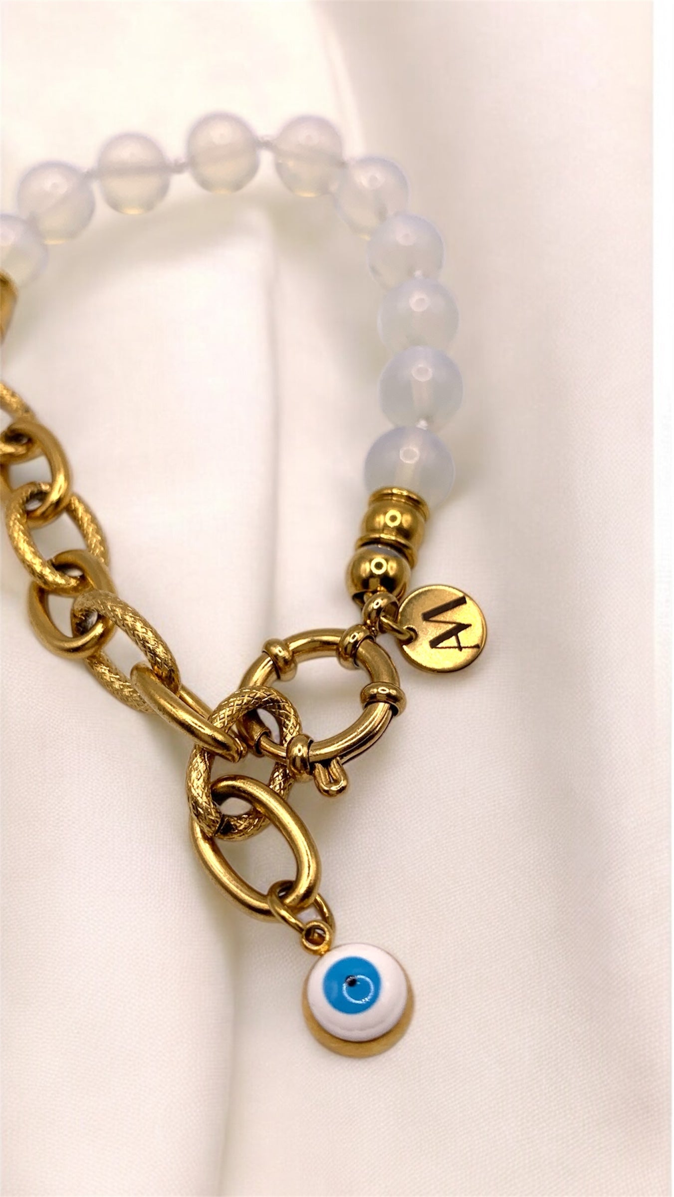 Armband Opal Evil Eye AMM