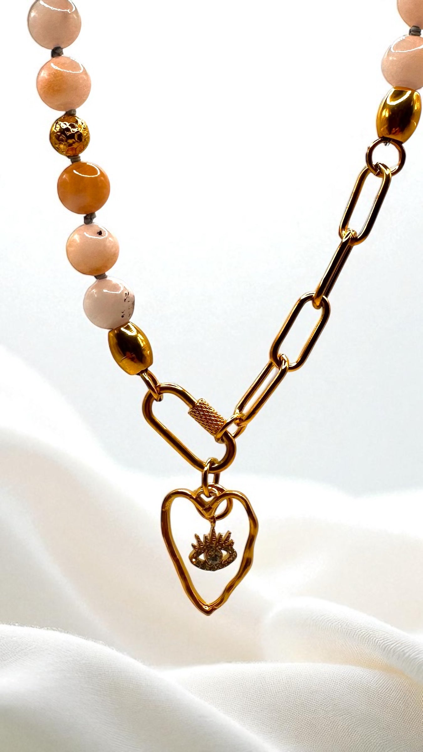 Kette Pink Opal-Chalcedon AMA