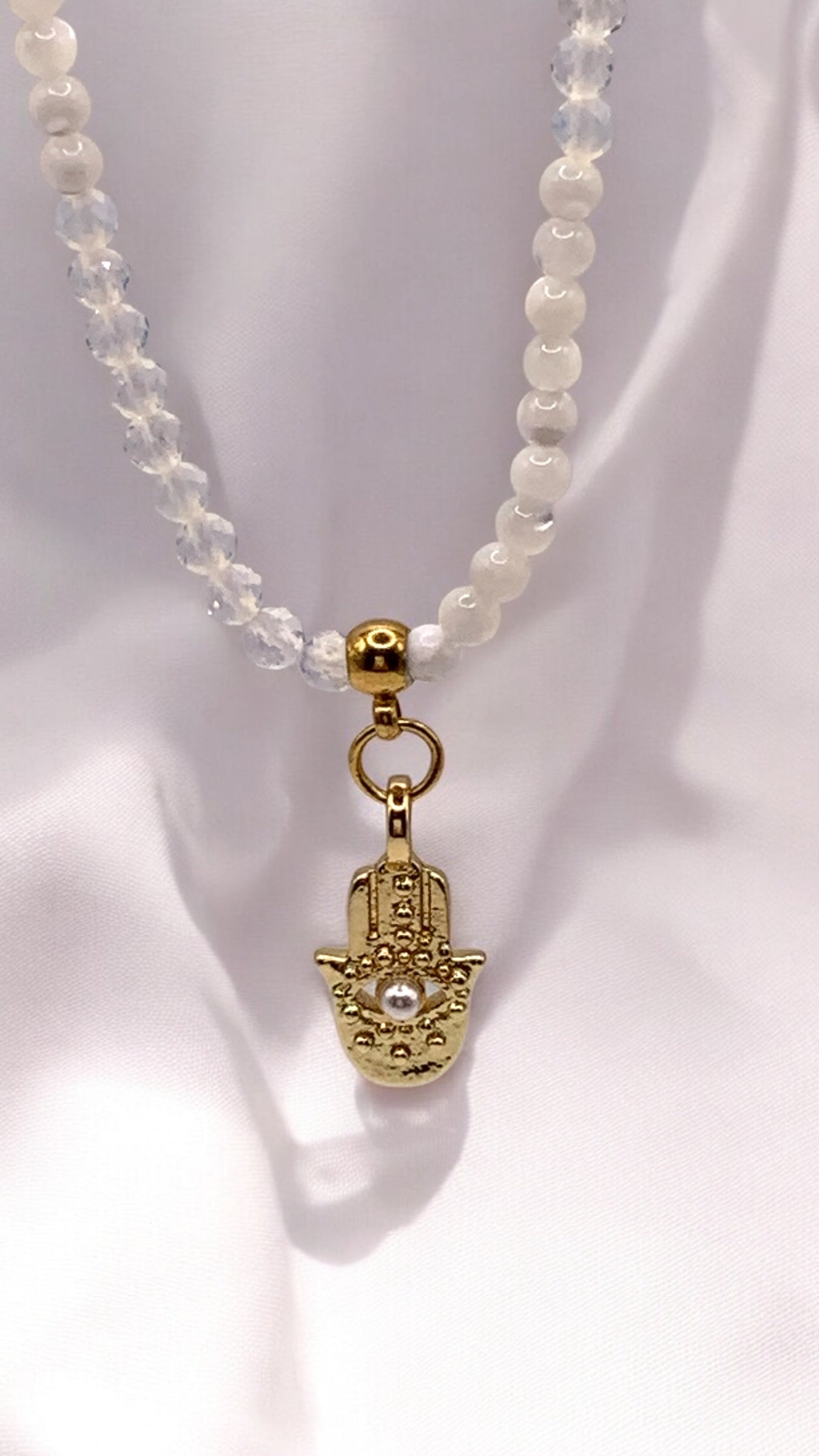 Kette und Armband Opal and Shell Heart AMM