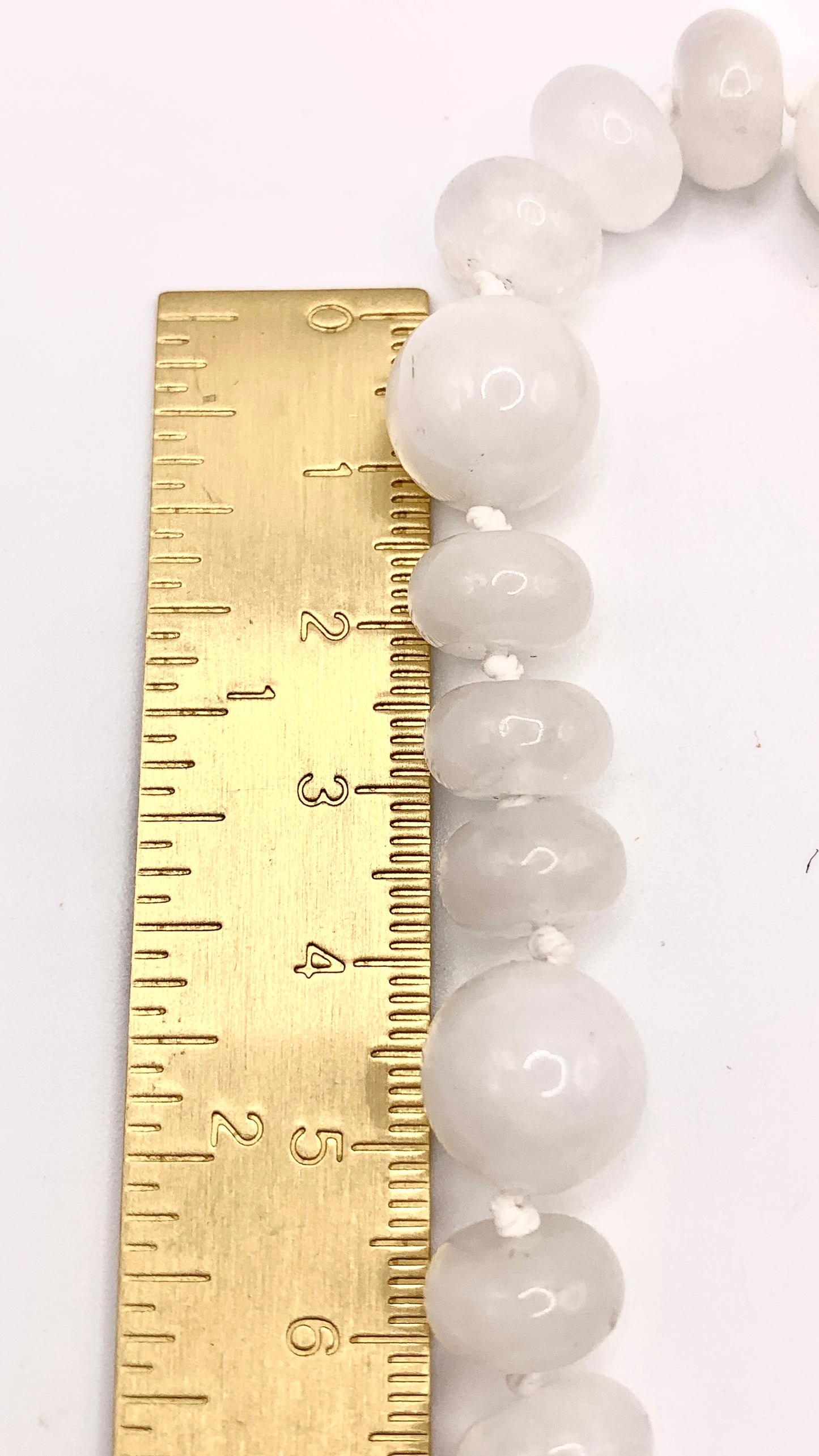 Armband White Jade Heart AMM