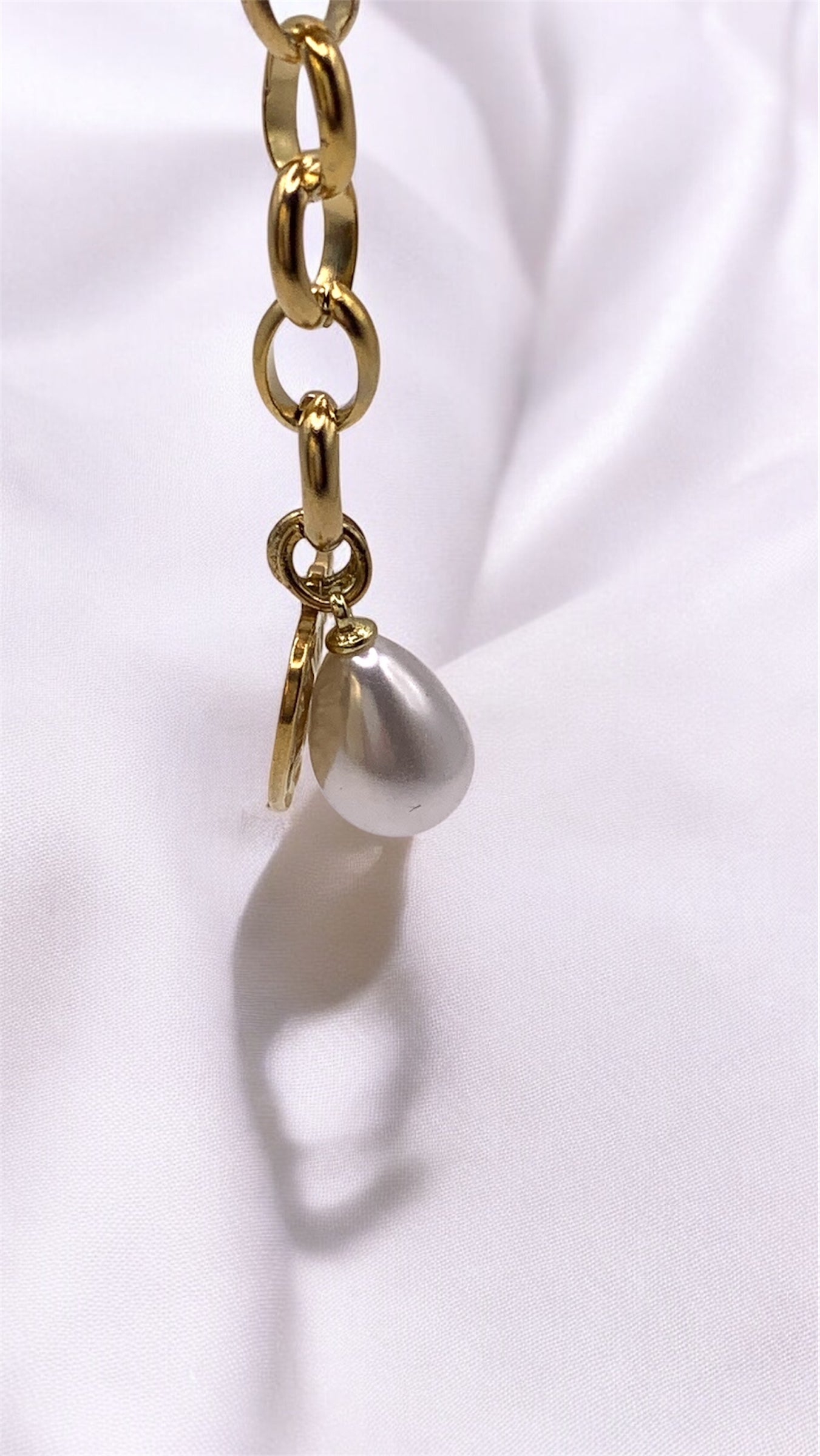 Kette Gray Pearl Heart AMM