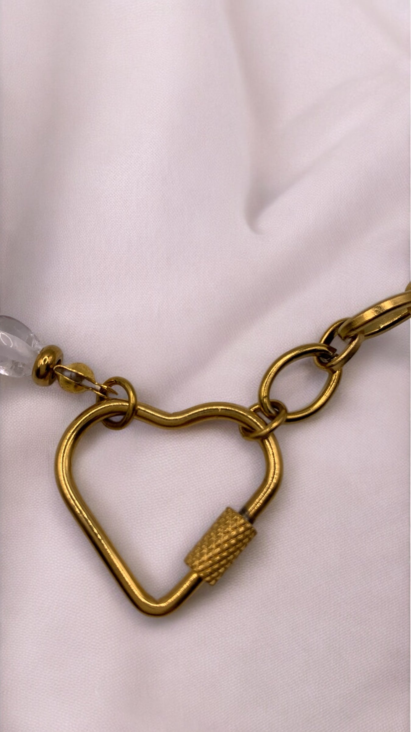 Kette Rock Crystal Heart AMM