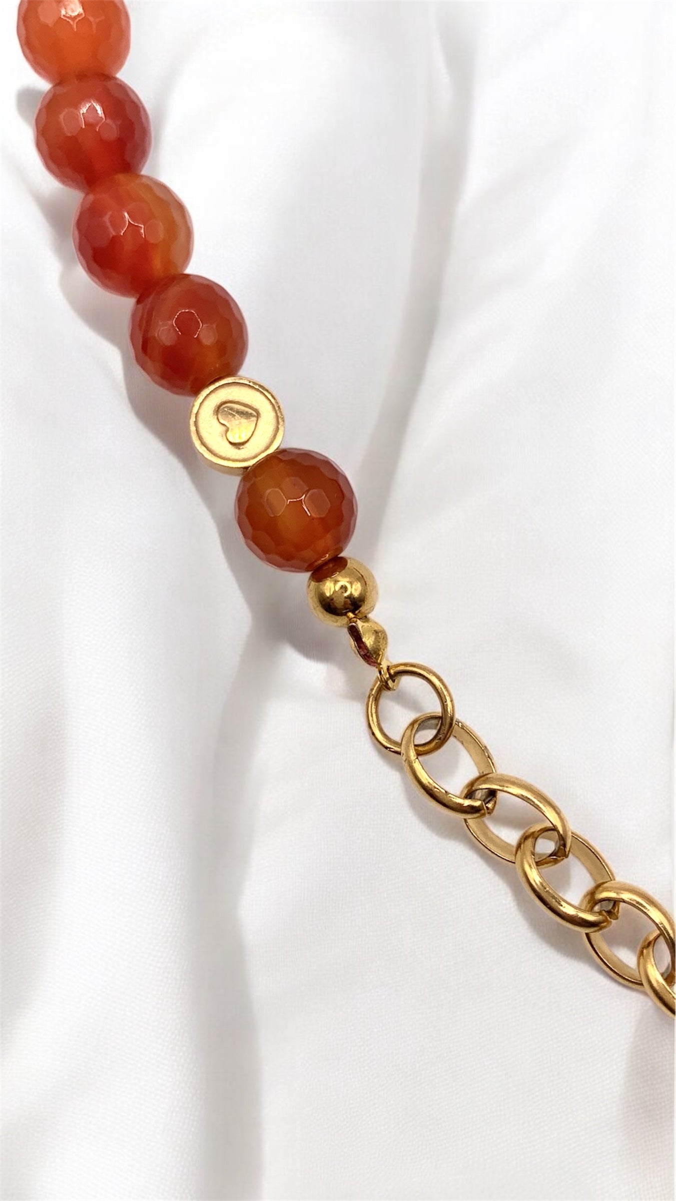 Kette Orange Heart AMM