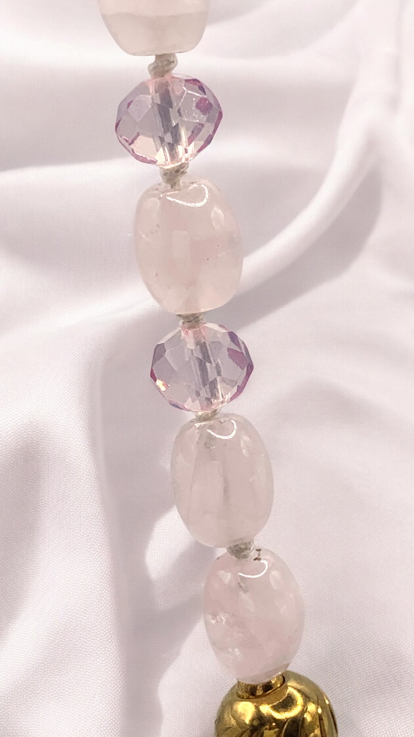 Kette Rose Quartz with Opal AMM