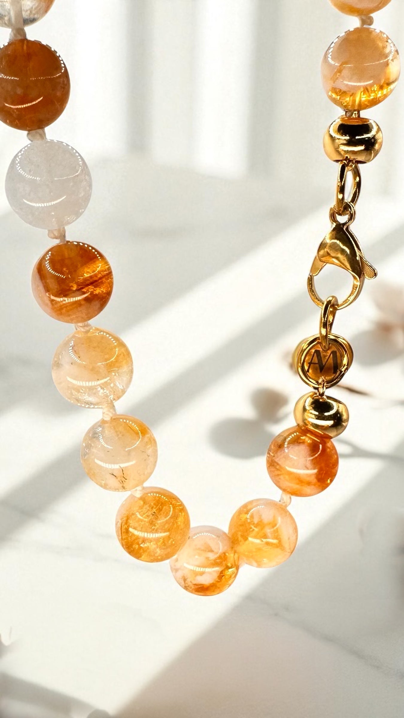 Kette Pearl-Citrin Eye AMA
