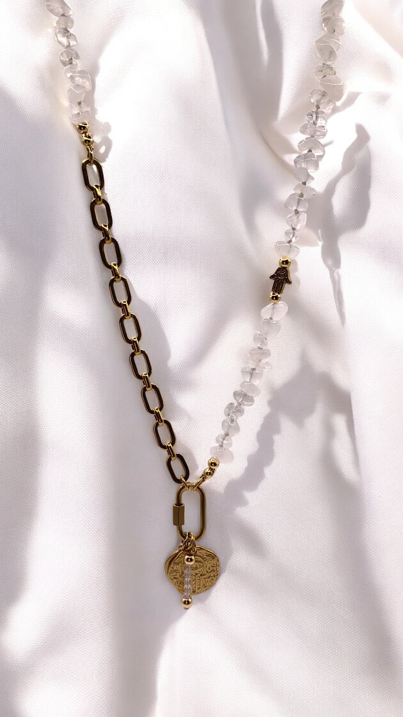 Kette Rock Crystal Hand AMM