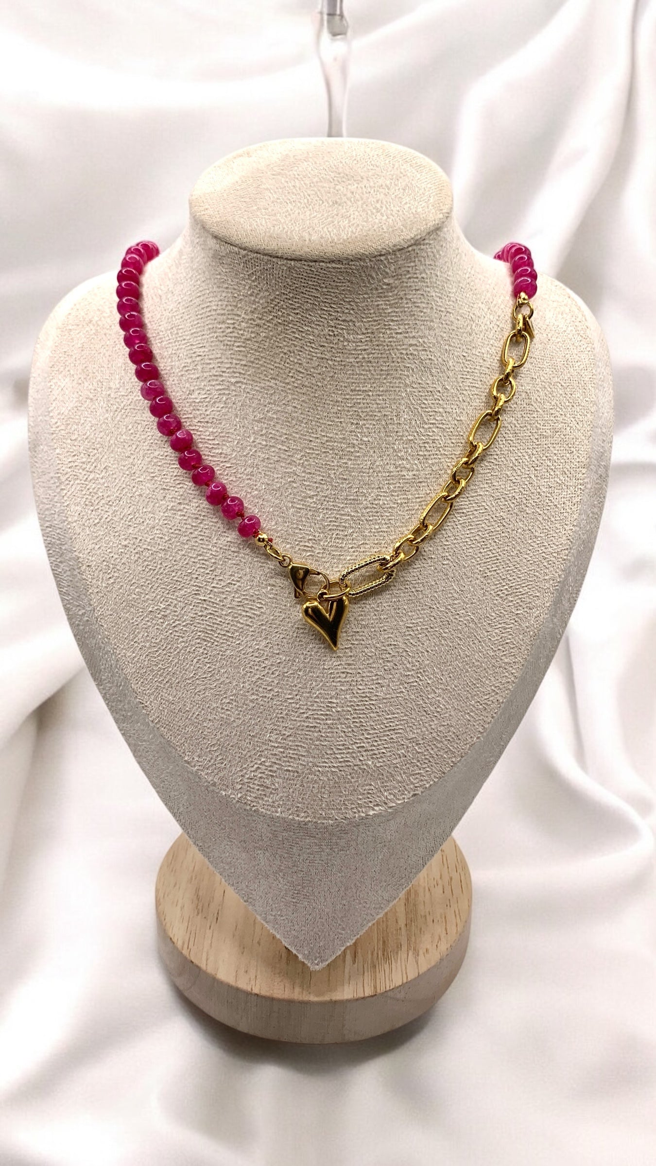 Kette Pink Heart AMM