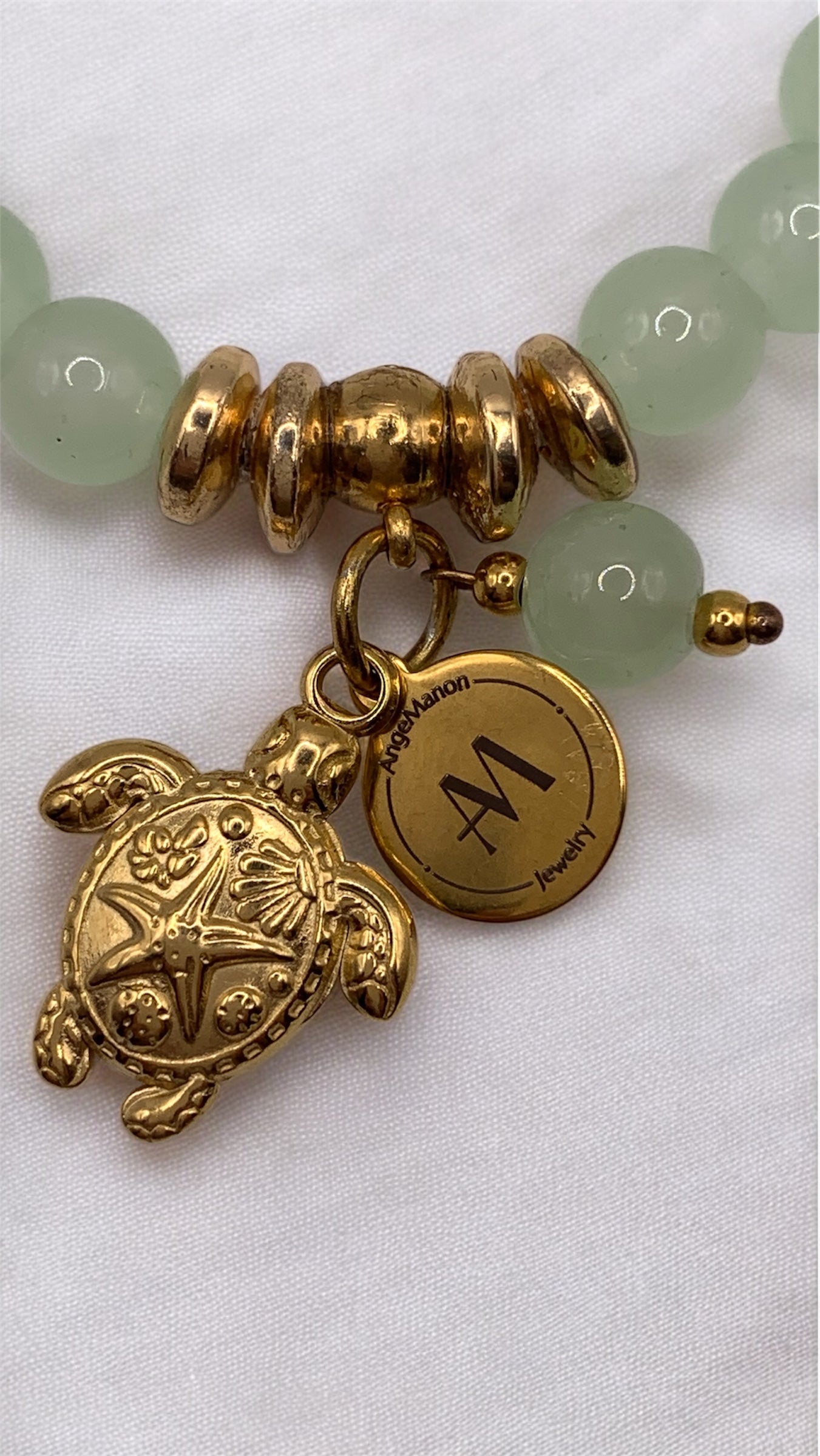 Armband Light Green Turtle AMM