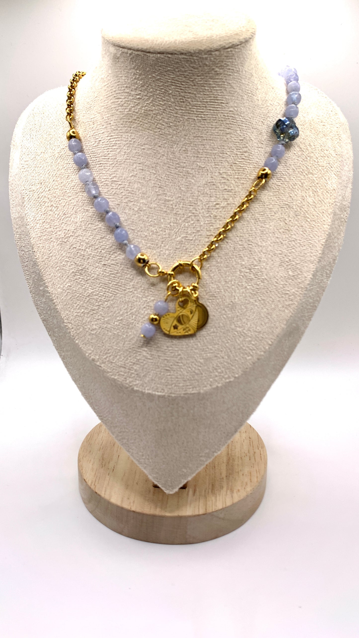 Kette Aquamarin Heart AMM