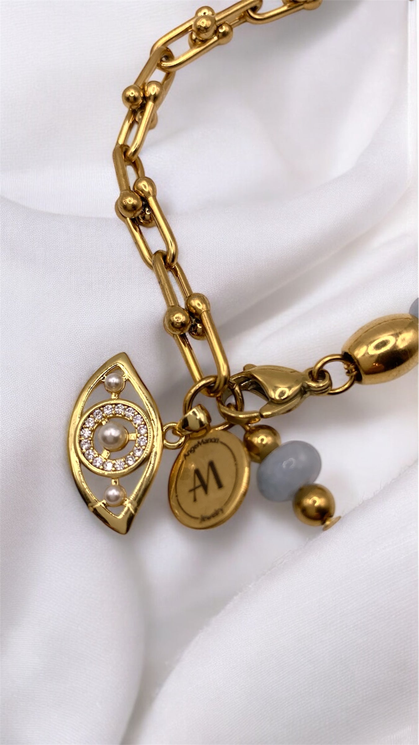Armband Aquamarin Eye AMM