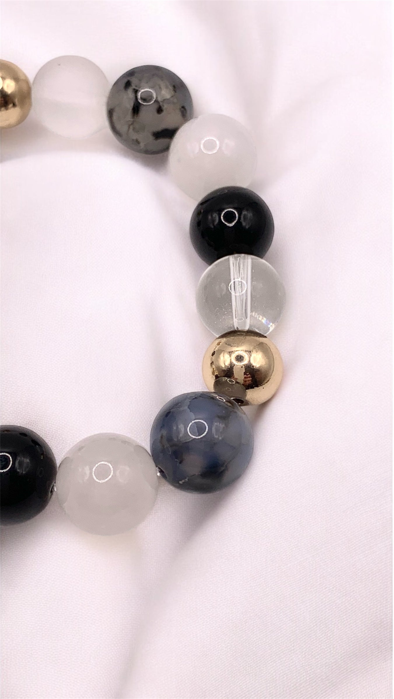 Armband Black and White Butterfly AMM
