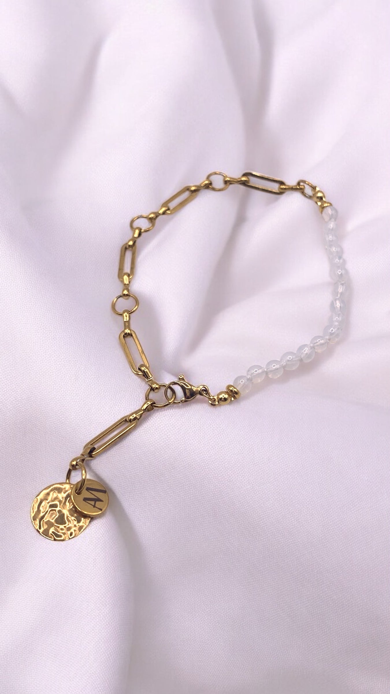 Armband White Crystal AMM