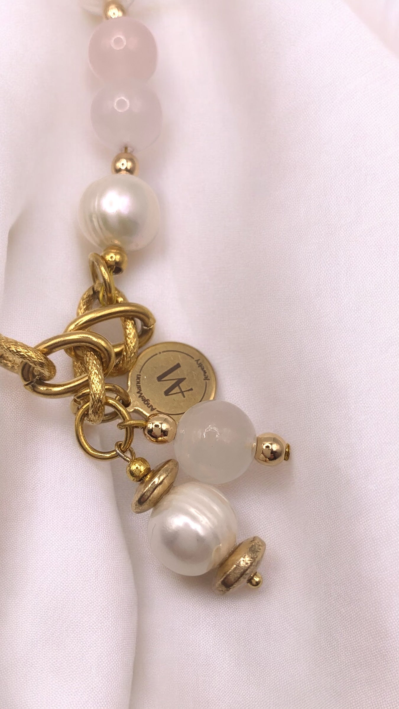 Kette White Freshwater Pearl AMM