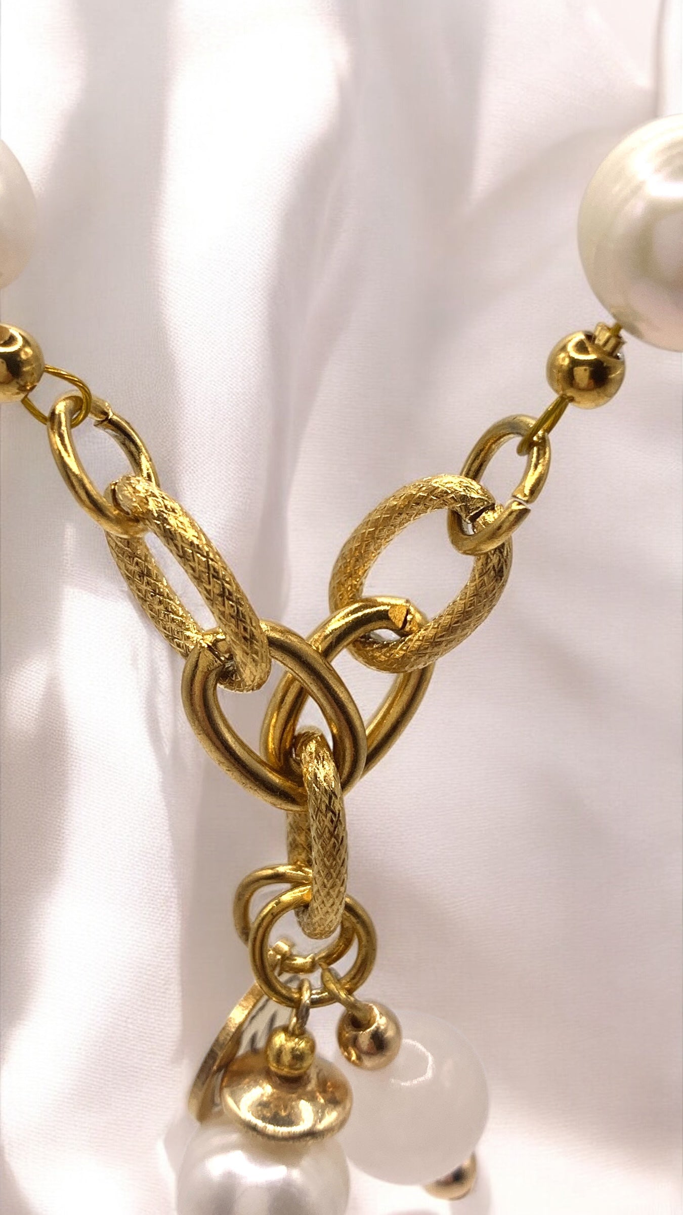 Kette White Freshwater Pearl AMM