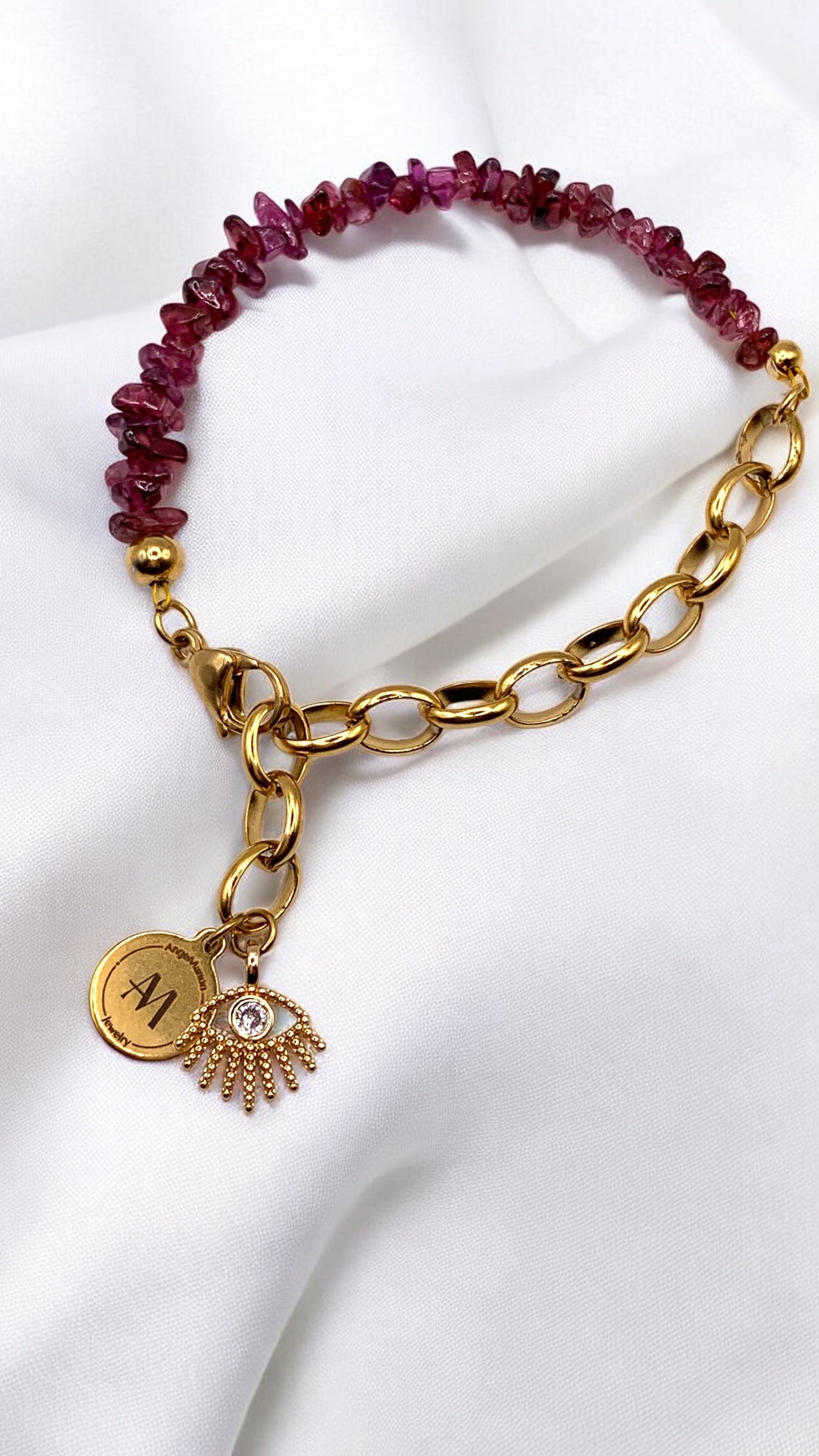 Armband Pretty Granat Splitter AMM