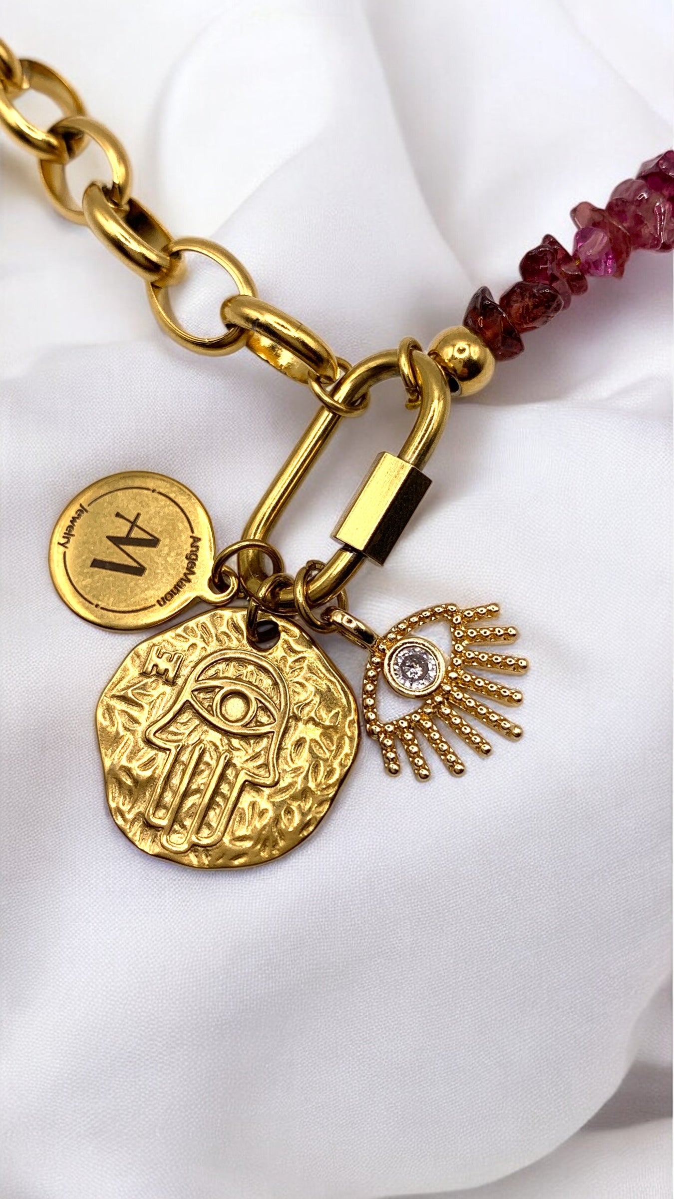 Kette Pretty Granat Splitter AMM