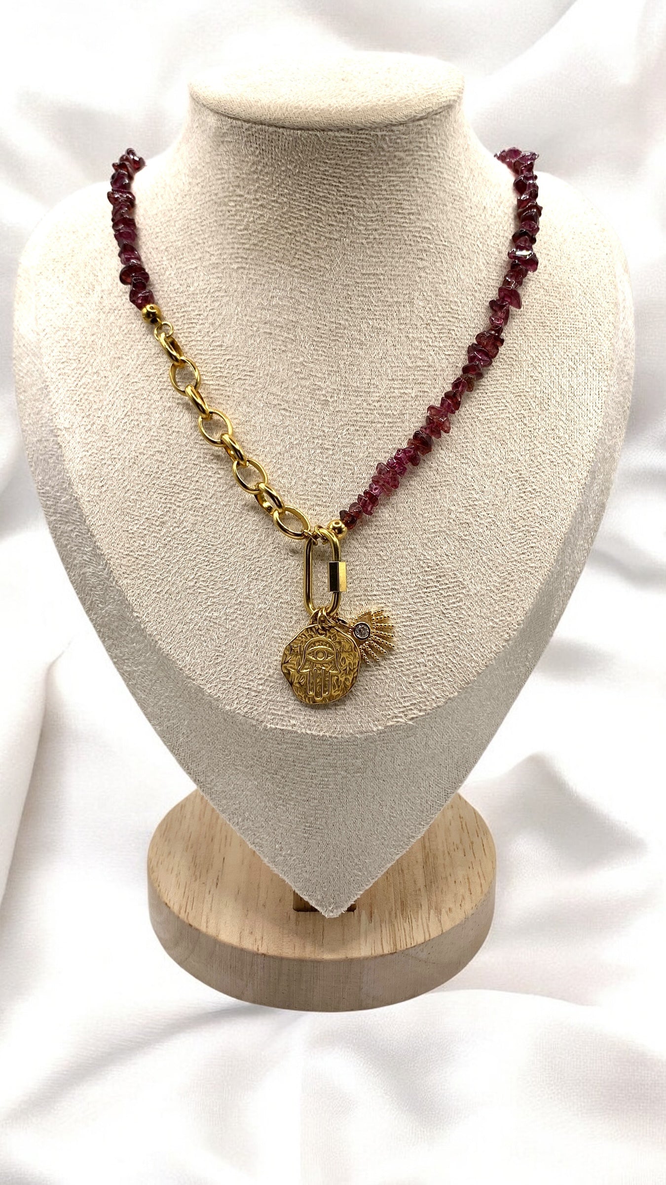 Kette Pretty Granat Splitter AMM
