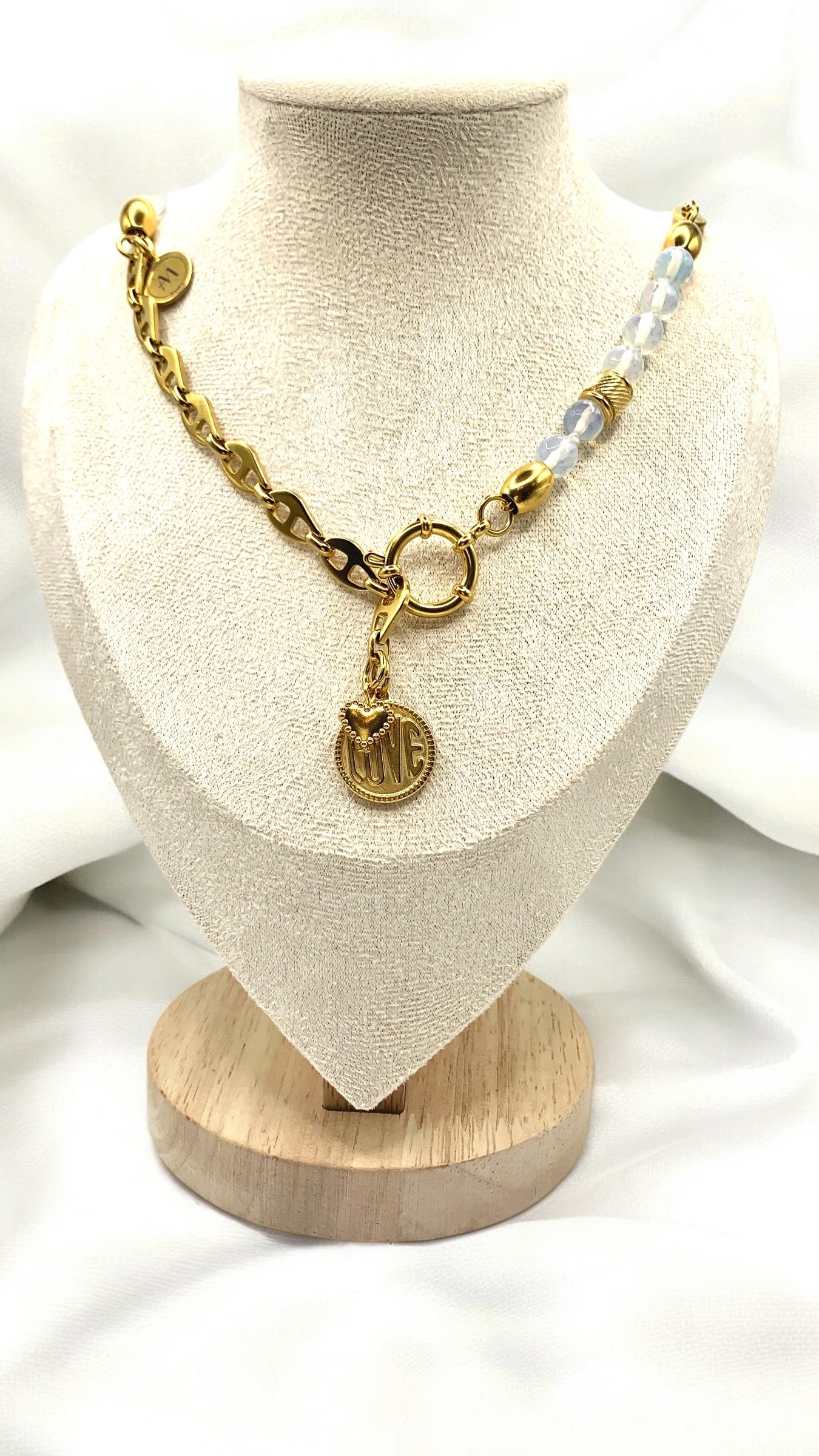 Kette Faceted Opal Love AMM