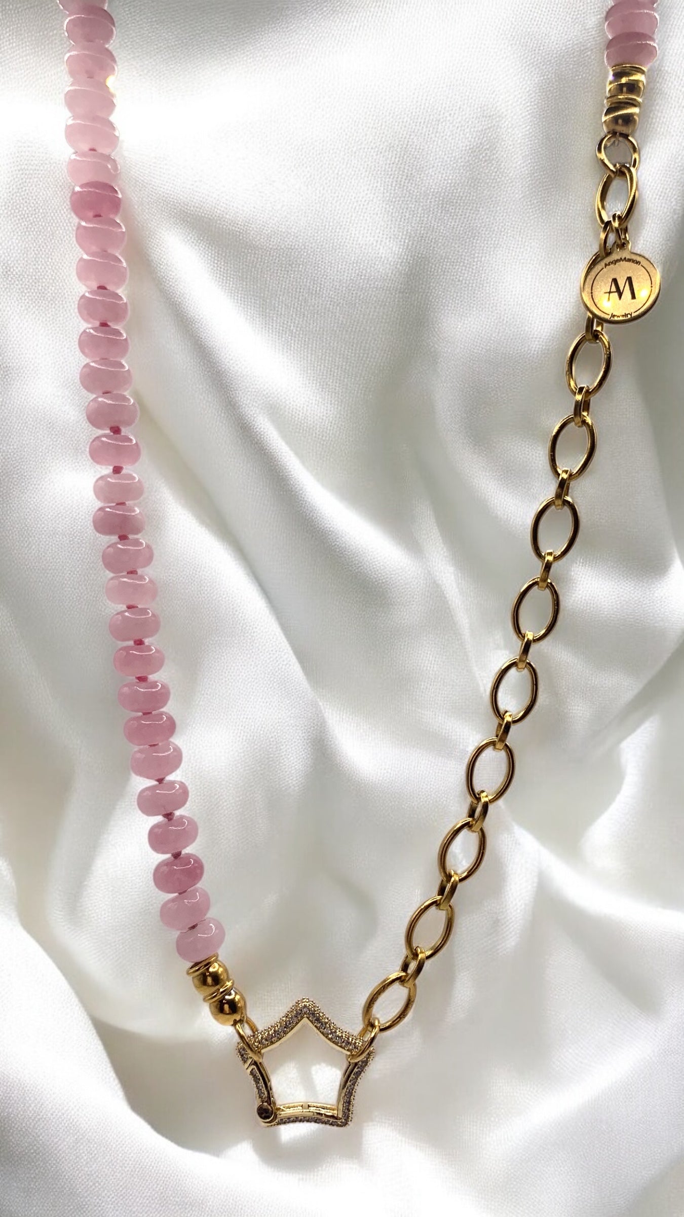 Kette Pink Jade Star AMM